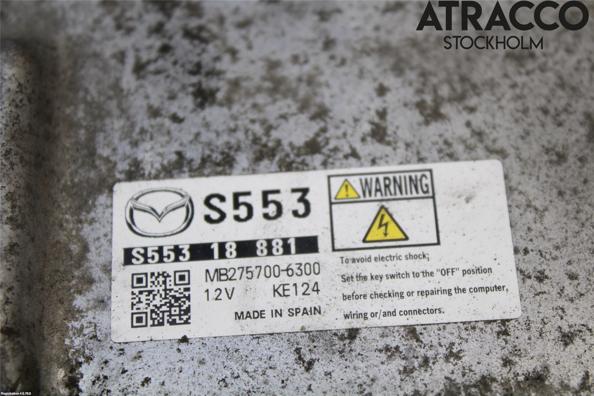 Mazda CX-3 Styrenhet Insprut Bensin