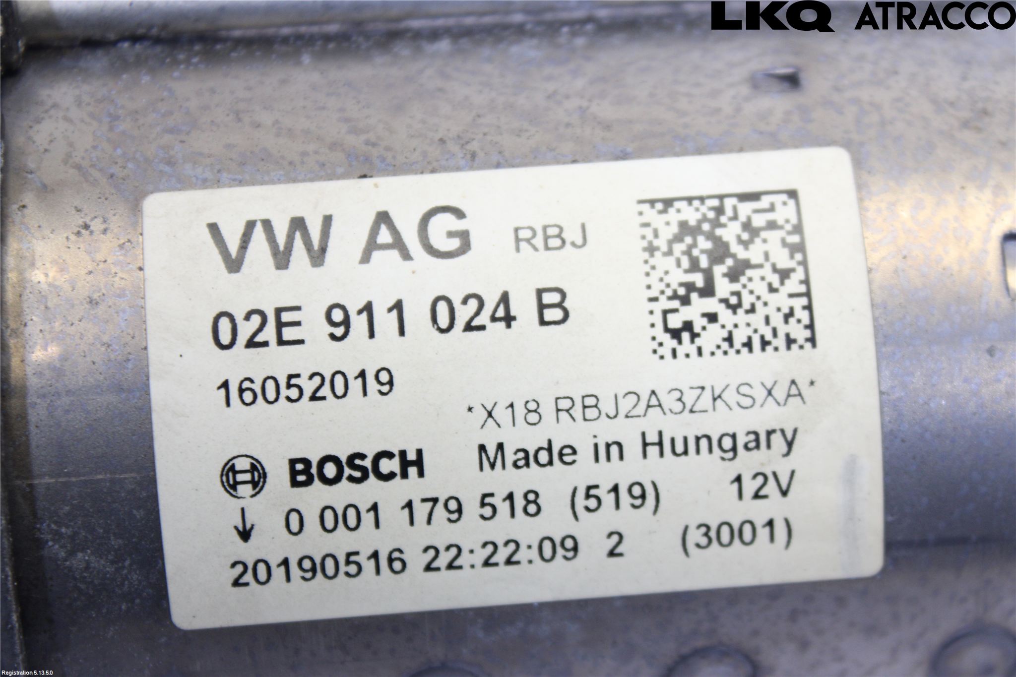 Volkswagen VW CADDY 16-20 Startmotor