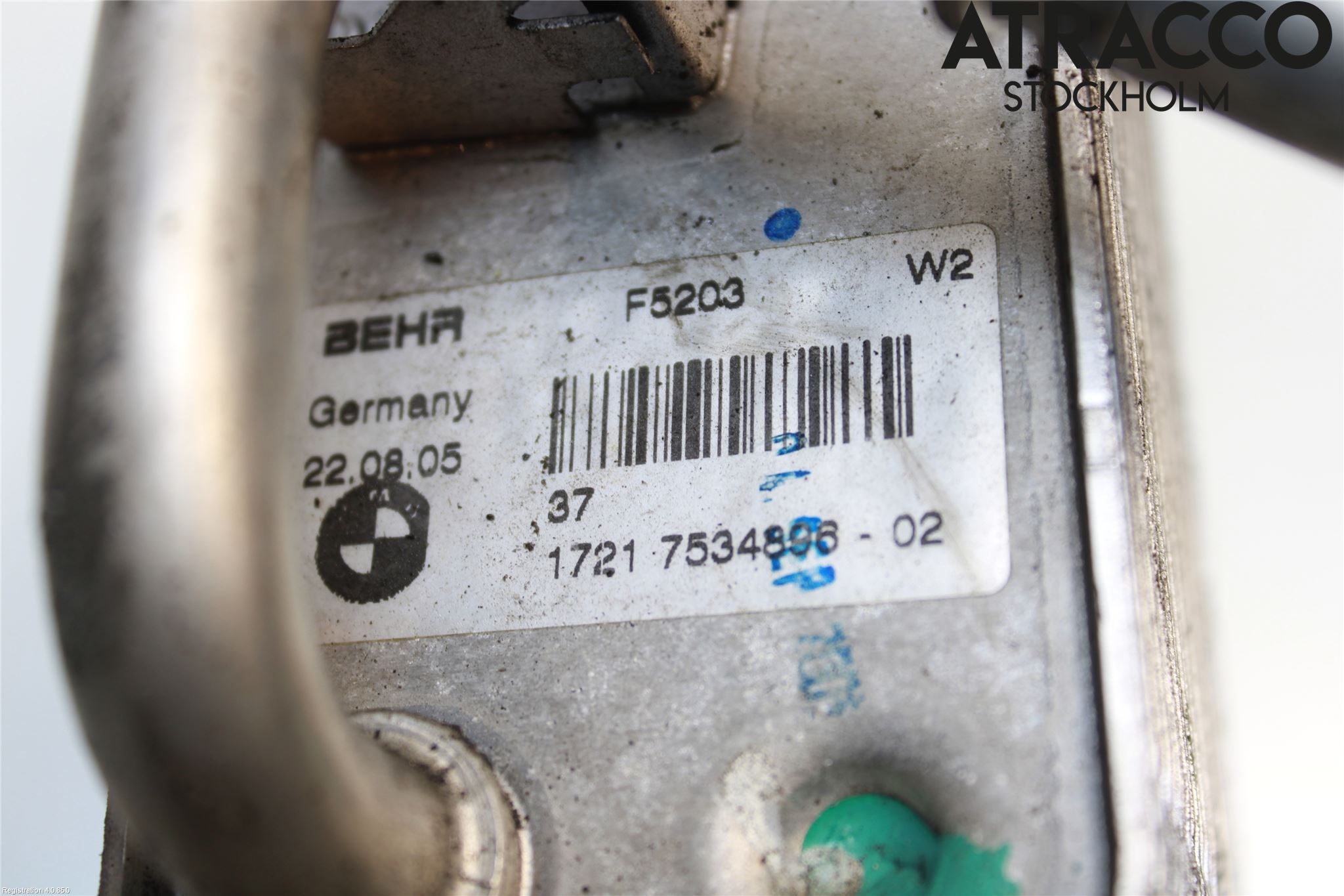 BMW 5 E60/61 Sed/Tou 02-10 Oljekylare Automat