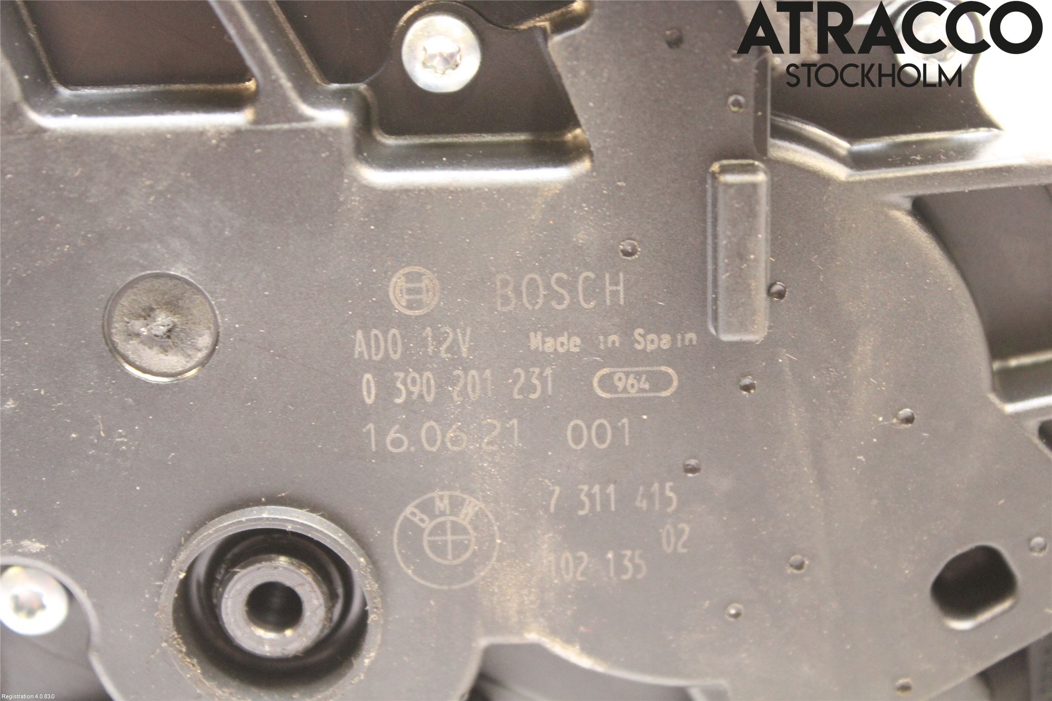 BMW 5 F10/F11/F18 09-17 Torkarmotor Baklucka