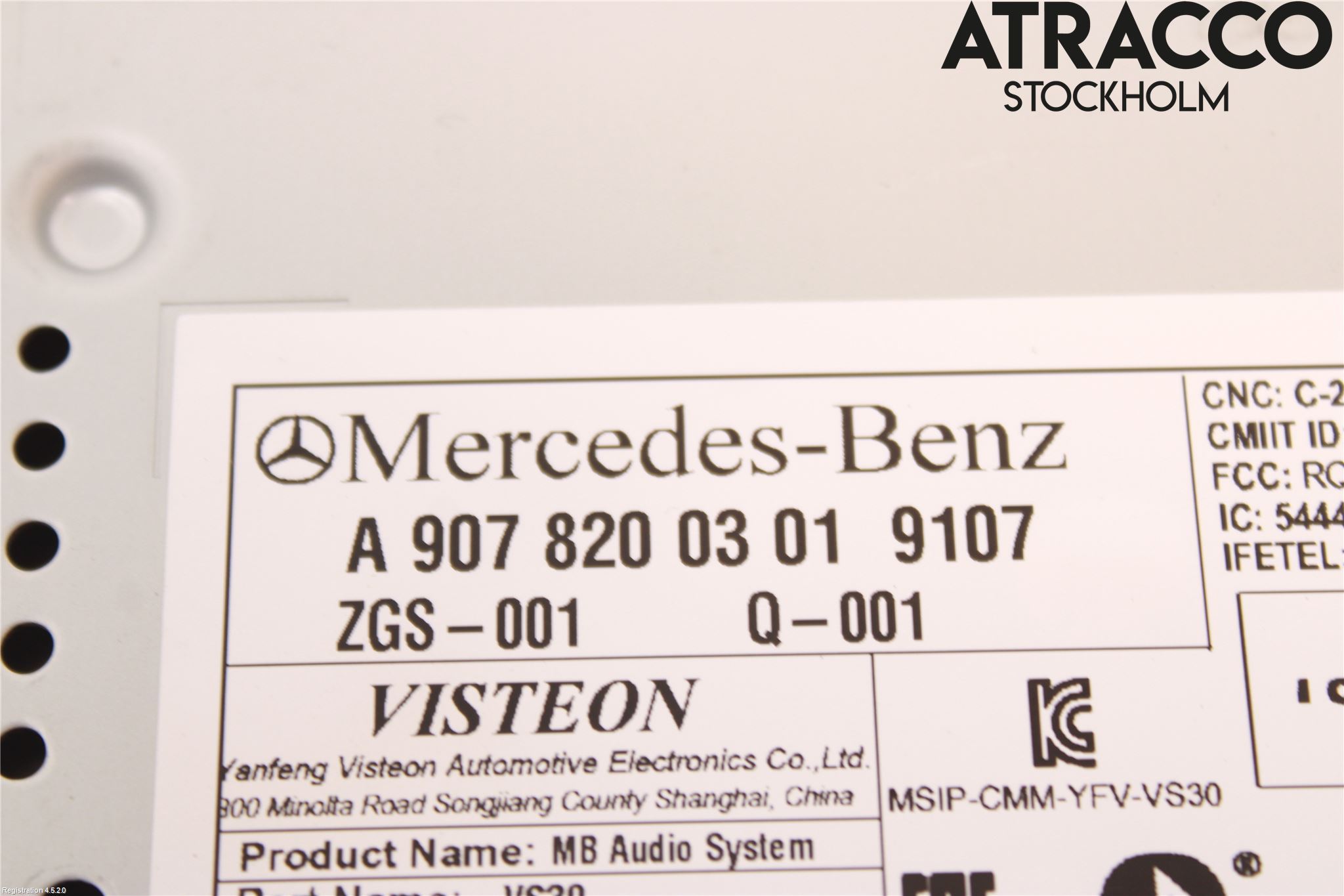Mercedes-Benz MB SPRINTER (W907/W910) 19- Cd Radio - Multimediapanel