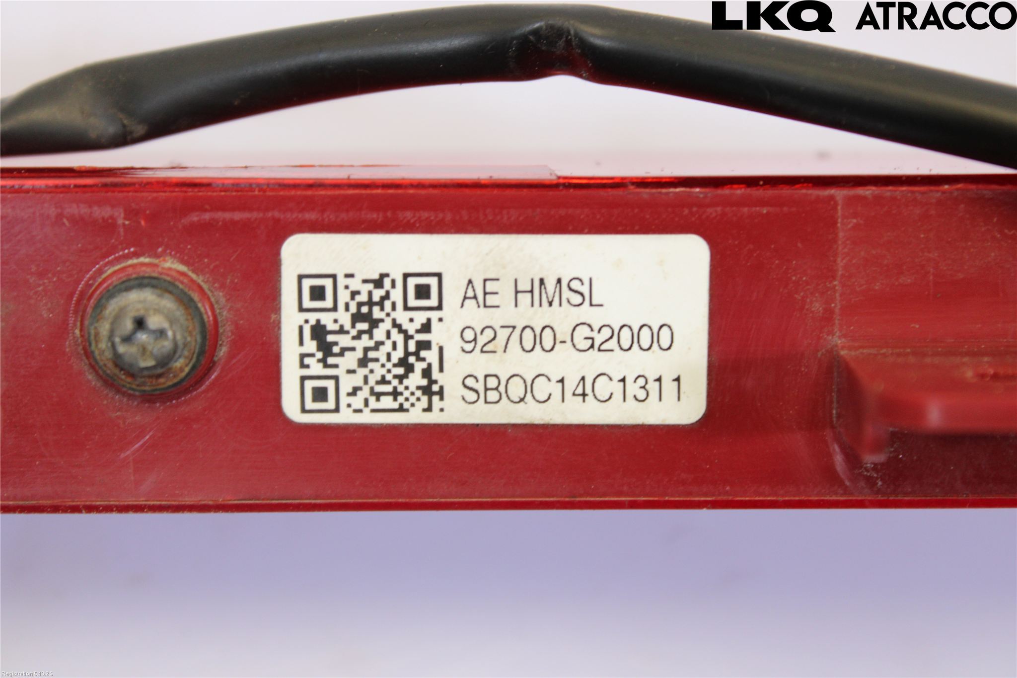 Hyundai IONIQ AE 17-22 Bromsljus Bakruta