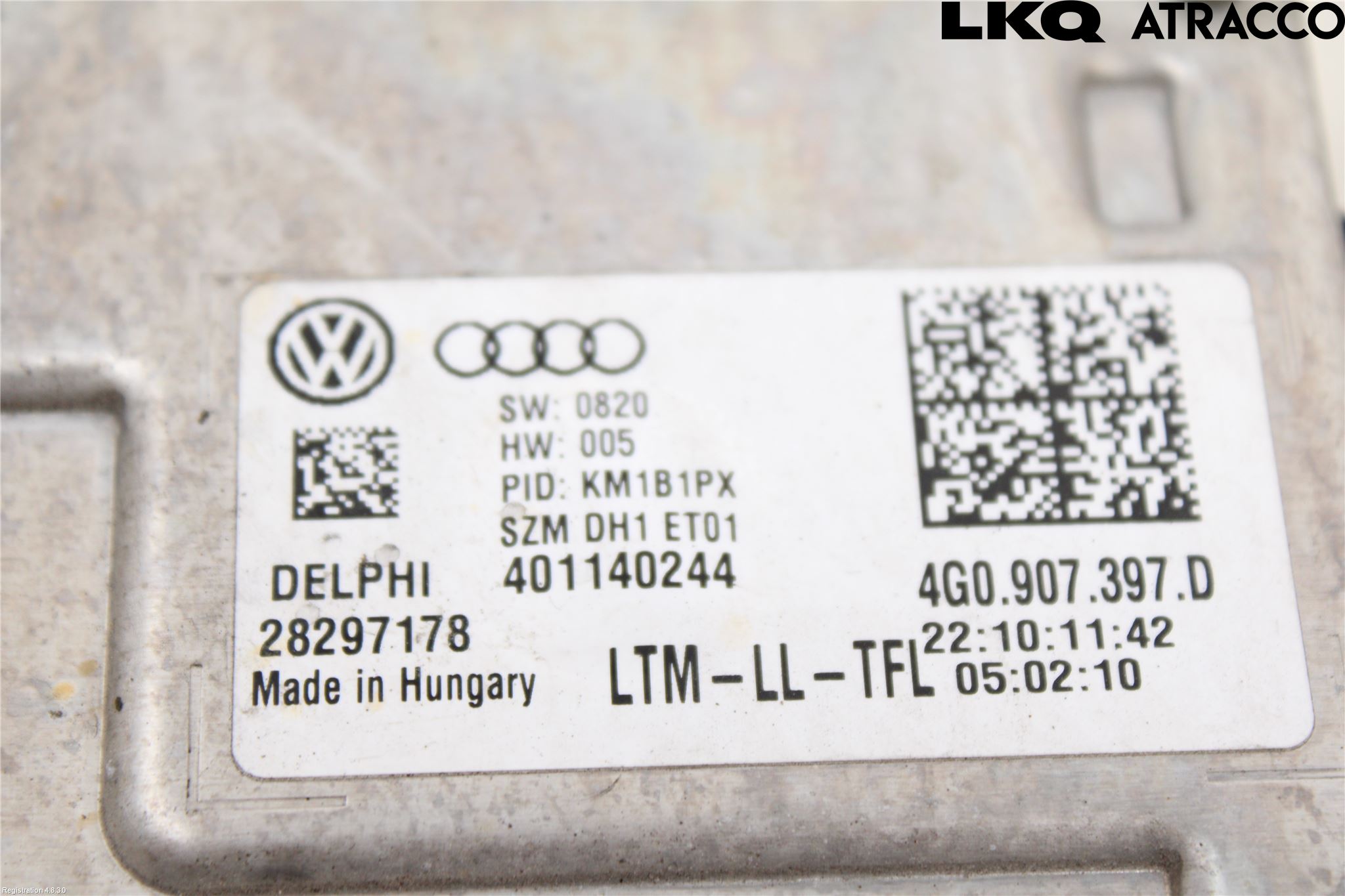 Audi A6/S6 4G 11-18 Styrenhet Strålkastare