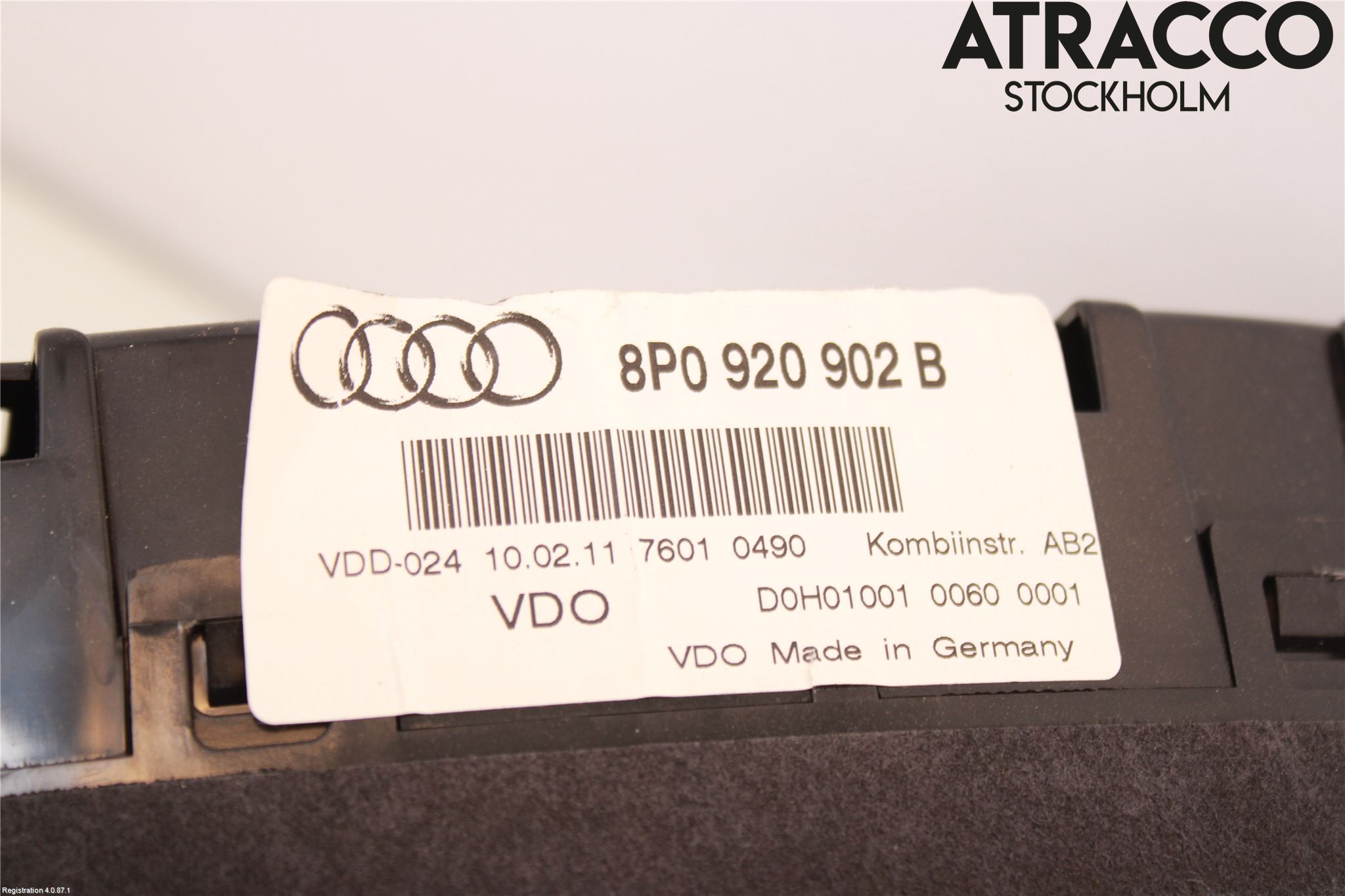 Audi A3/S3 05-13 Instrument Komb