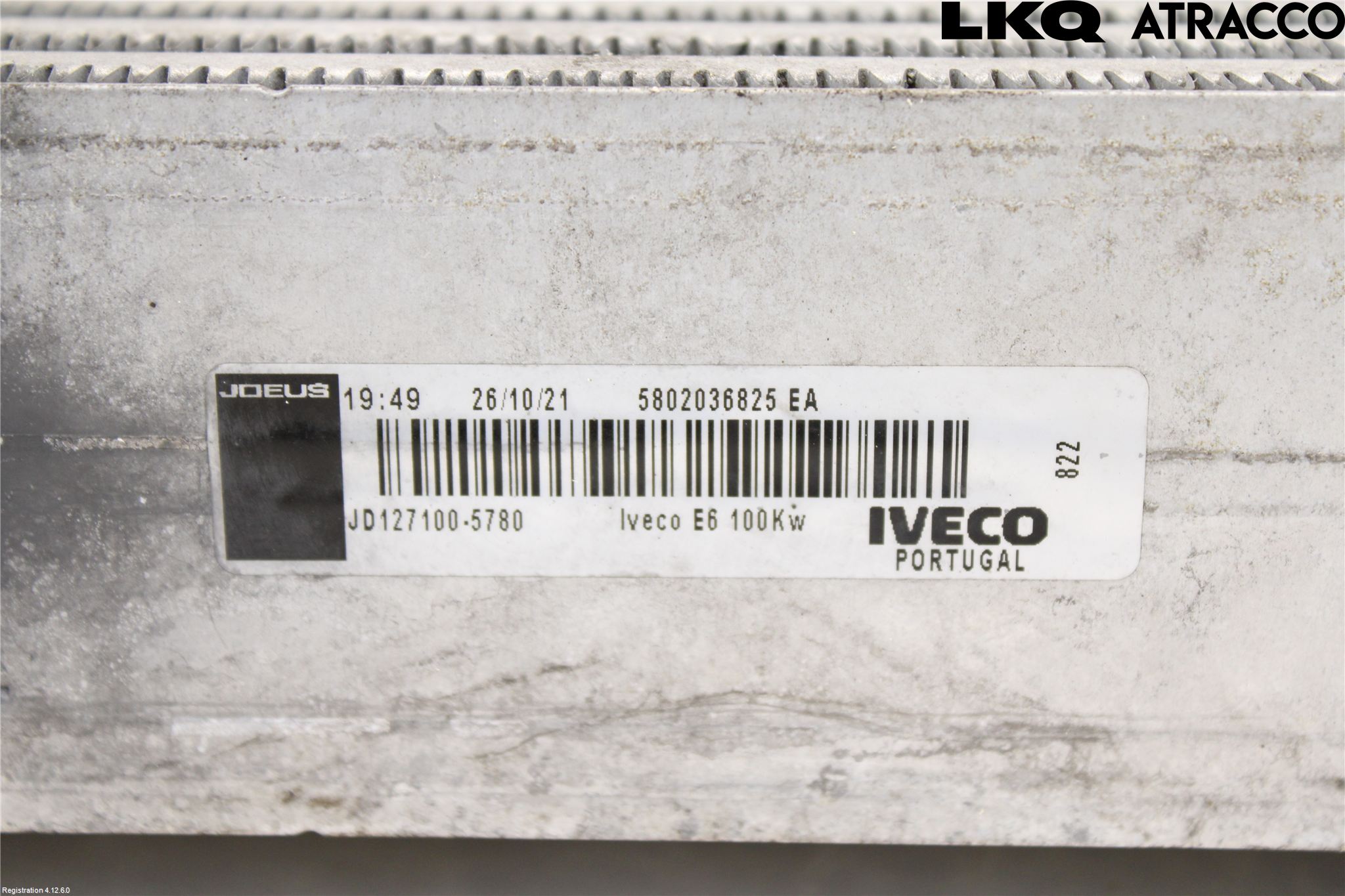 Iveco DAILY 14->> Laddluft-Intercooler Kyl