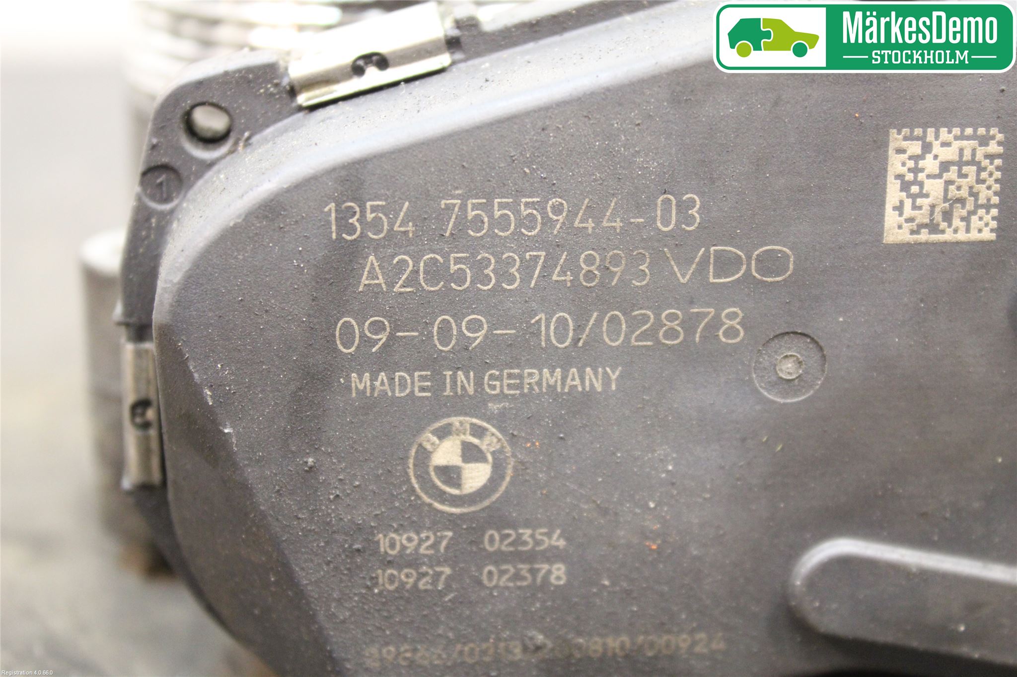 BMW 5 F10/F11/F18 09-17 Injspjällhus