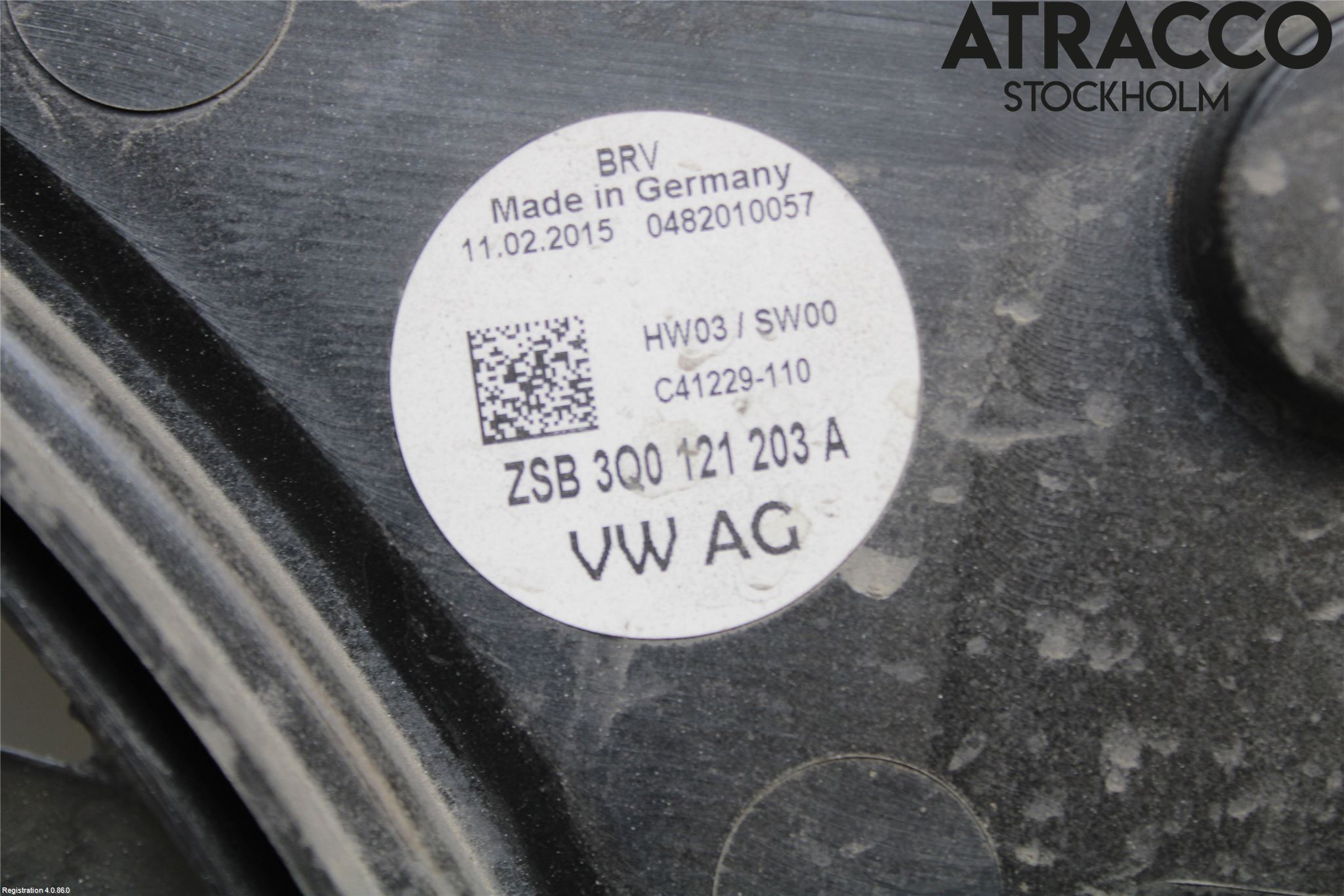 Volkswagen VW PASSAT 15-19 Kylfläkt El
