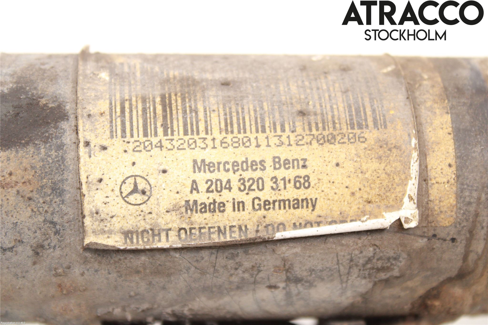 Mercedes-Benz MB C-KLASS (W204) 07-15 Fjäderben Fram Vänster