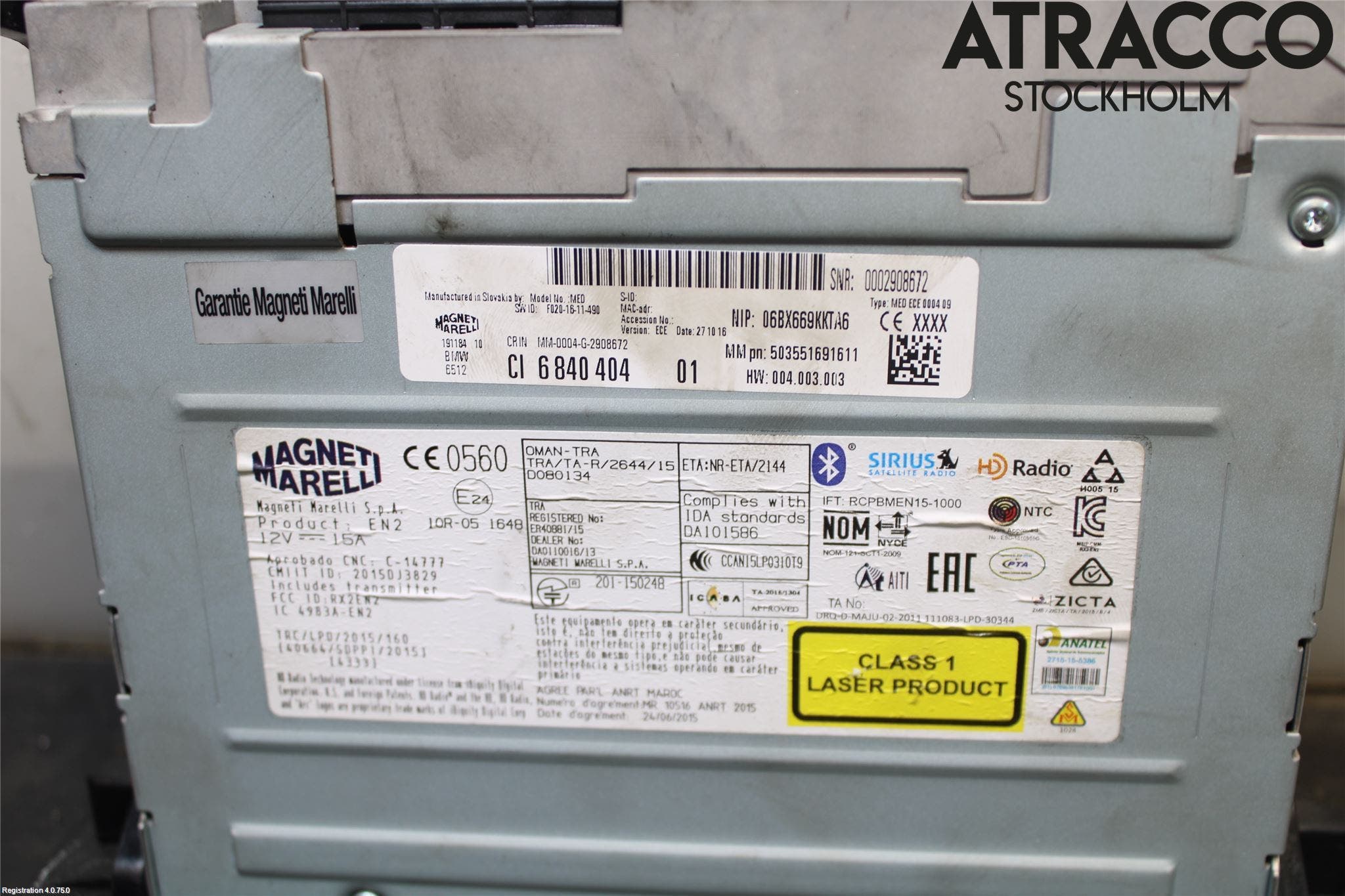 Mini ONE/COOPER 5DR F55 14-24 Cd Radio - Multimediapanel