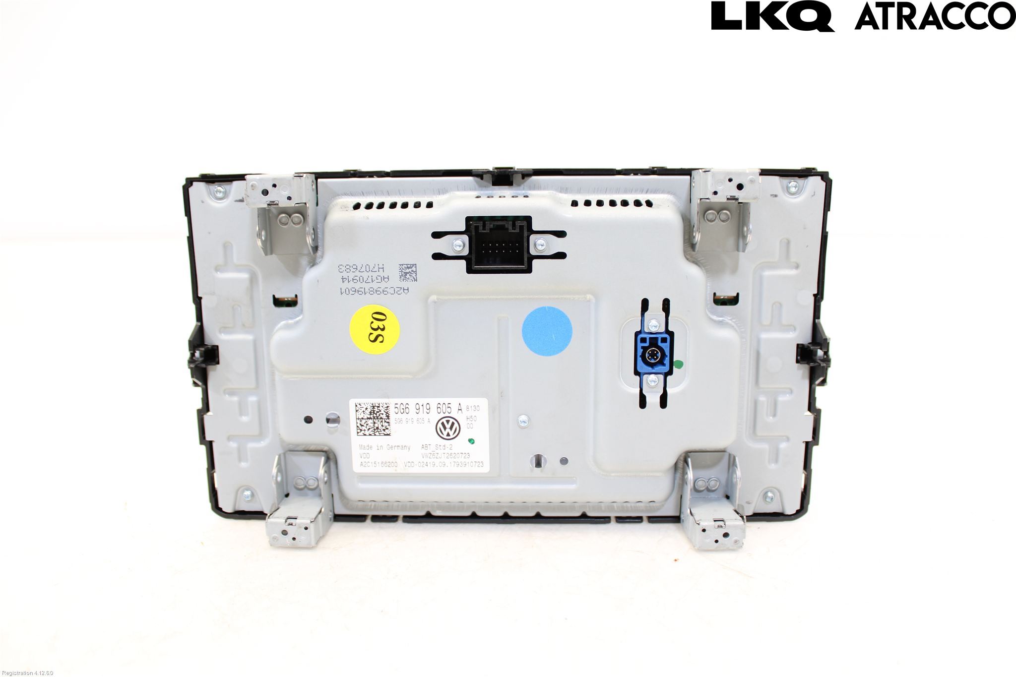 Volkswagen VW GOLF / E-GOLF VII 13-20 Cd Radio - Multimediapanel
