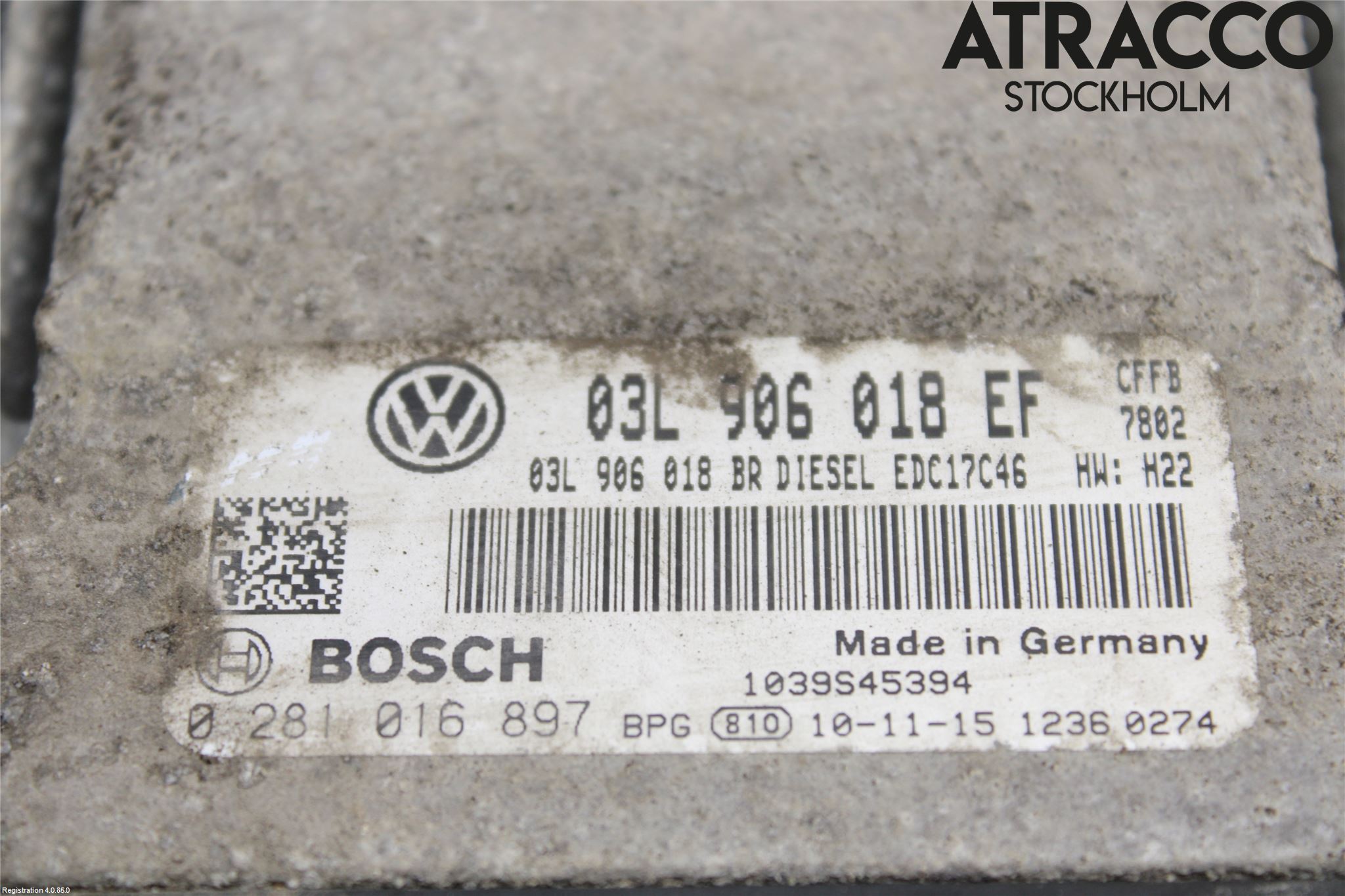 Skoda SUPERB 09-15 Styrenhet Inspump Diesel