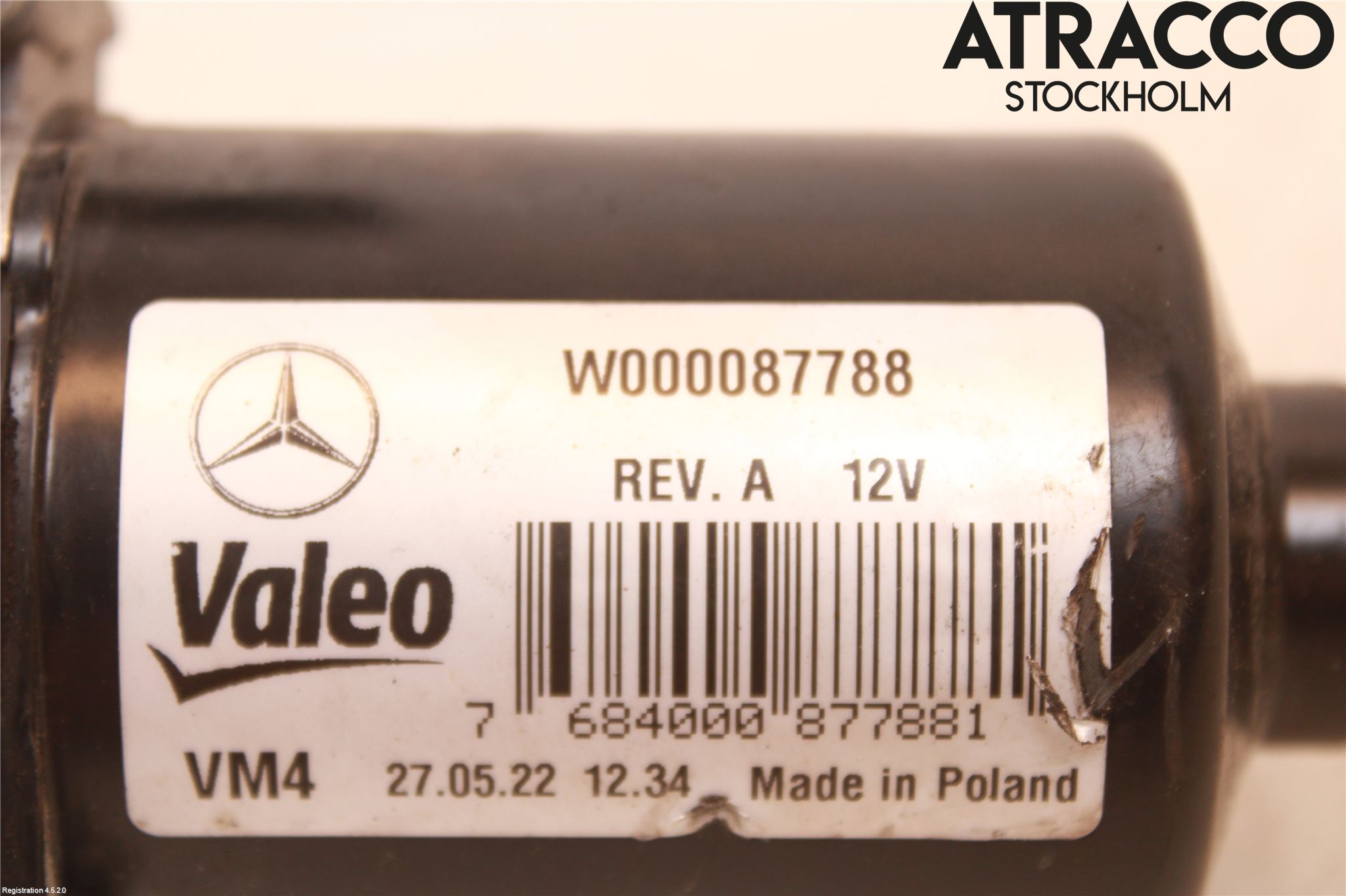 Mercedes-Benz MB SPRINTER (W907/W910) 19- Torkarmotor Vindruta