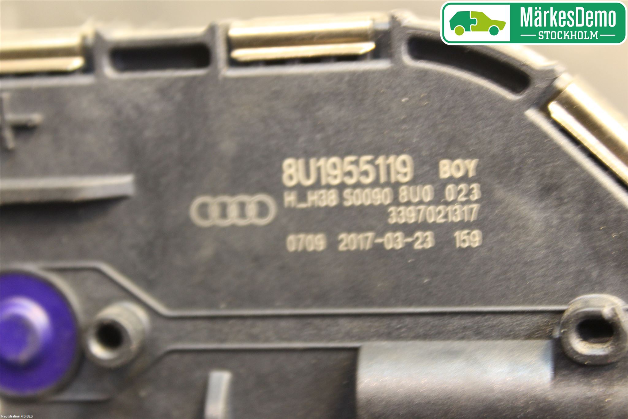 Audi Q3 8U 12-18 Torkarmotor Vindruta