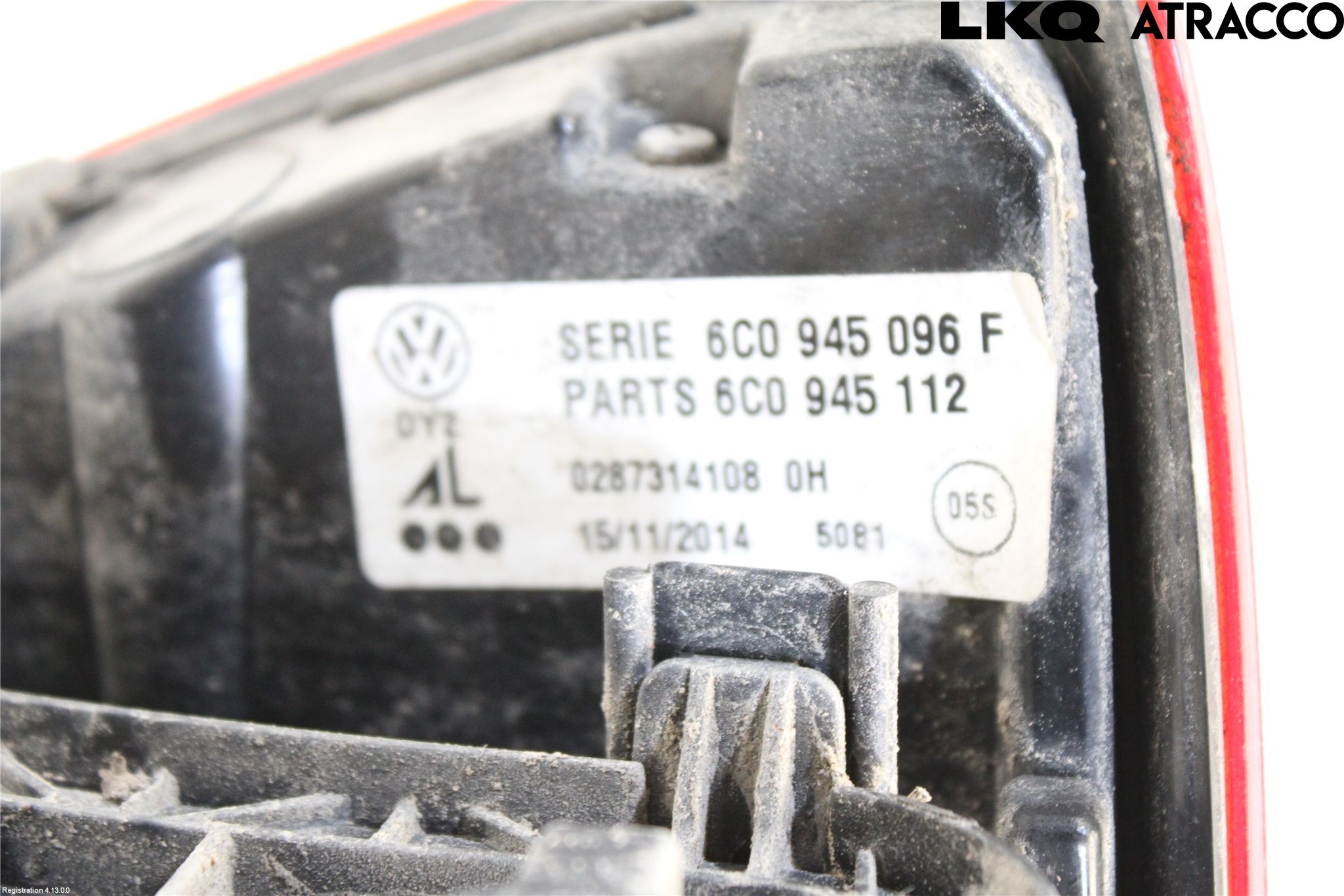 Volkswagen VW POLO 10-17 Bakljus Höger