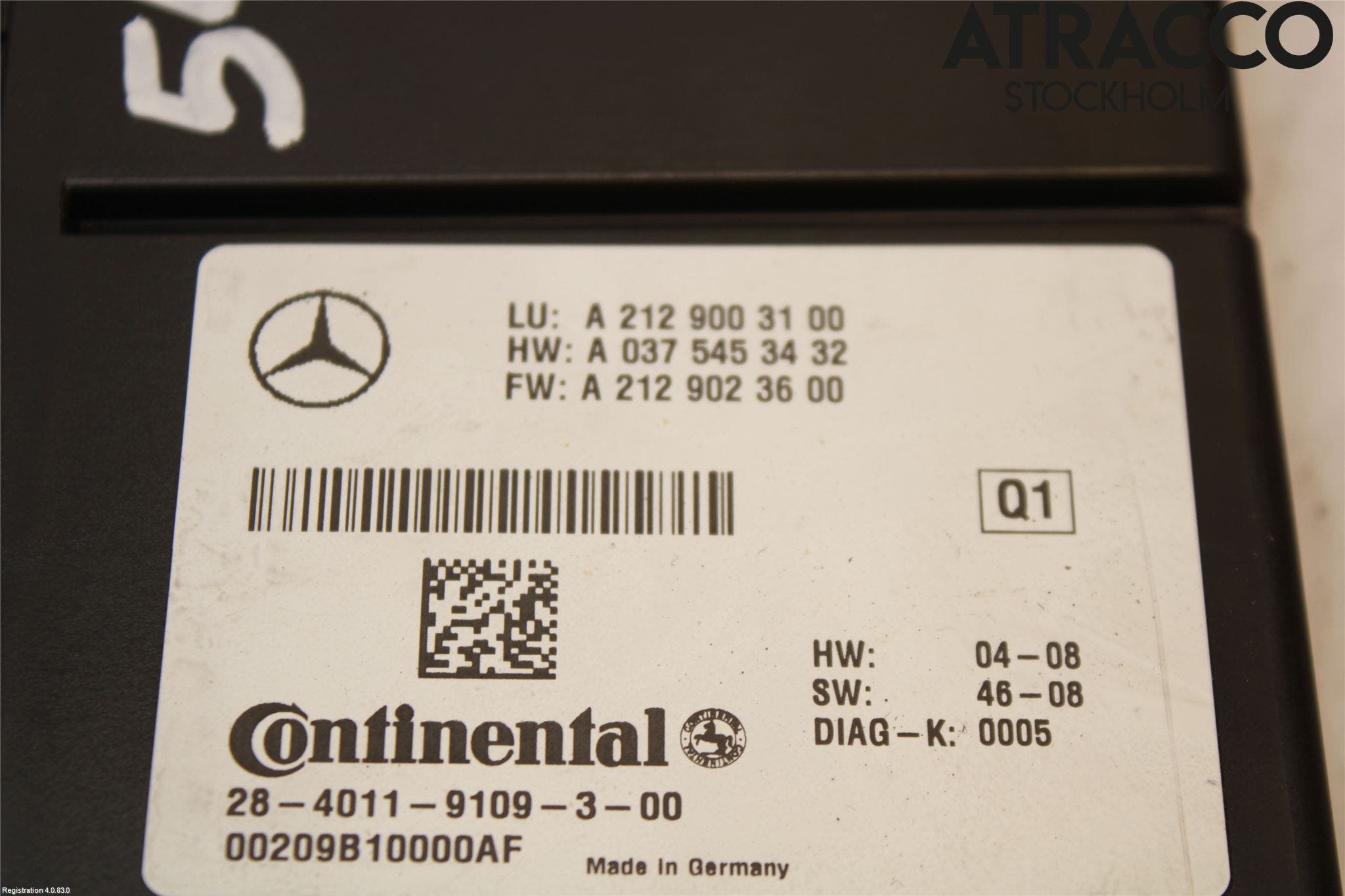 Mercedes-Benz MB S-KLASS (W221) 05-13 Styrenhet Parkeringshjälp