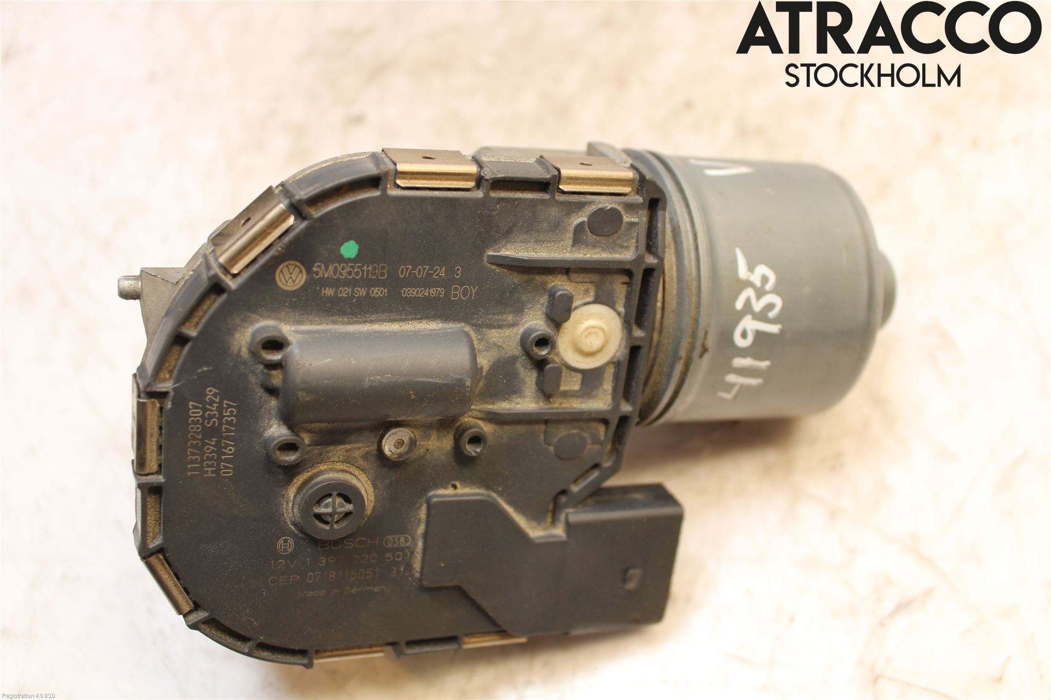 Volkswagen VW GOLF PLUS/CROSS GOLF 04-14 Torkarmotor Vindruta