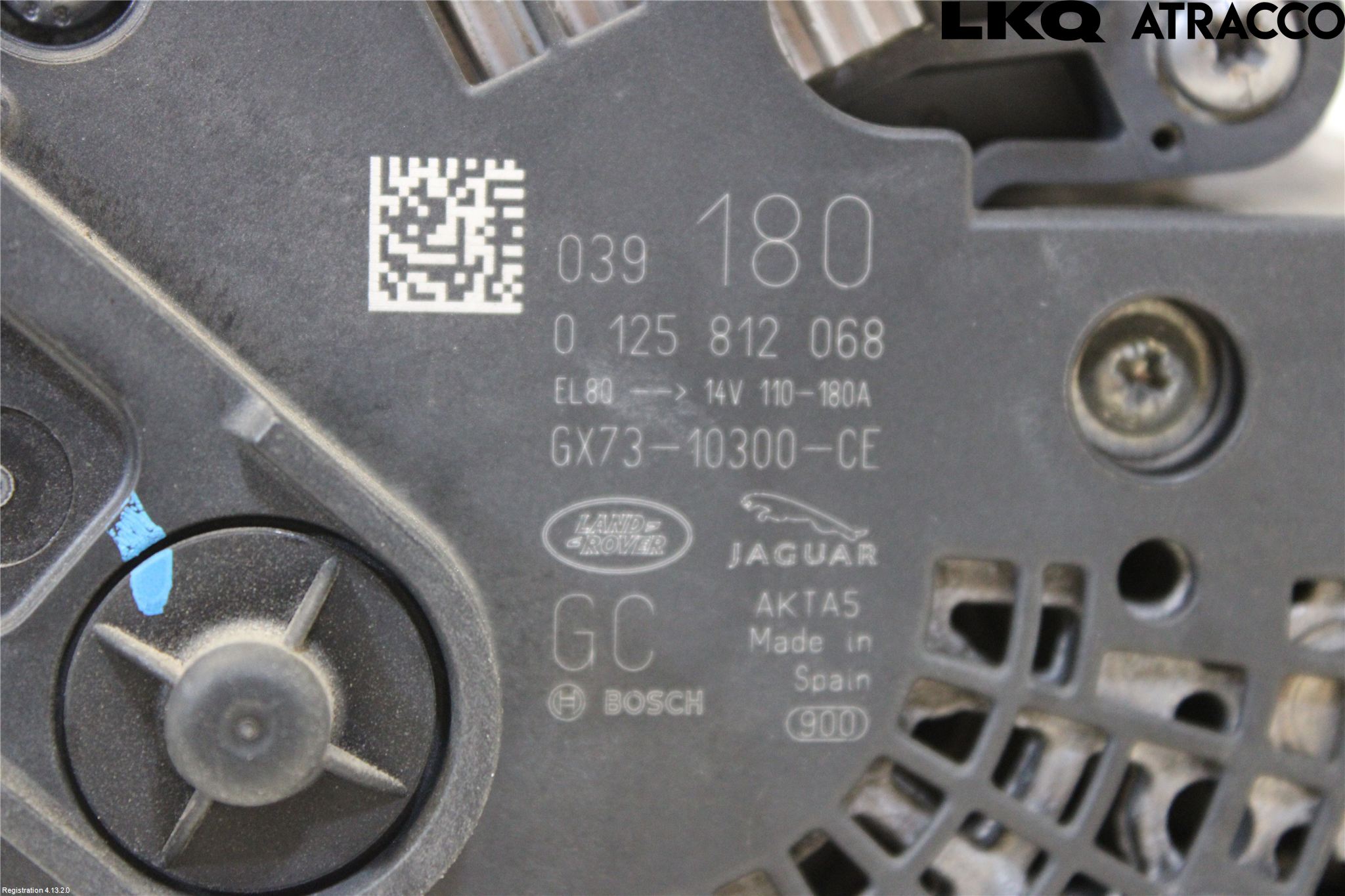 Landrover RANGE ROVER VELAR (L560) 17- Generator