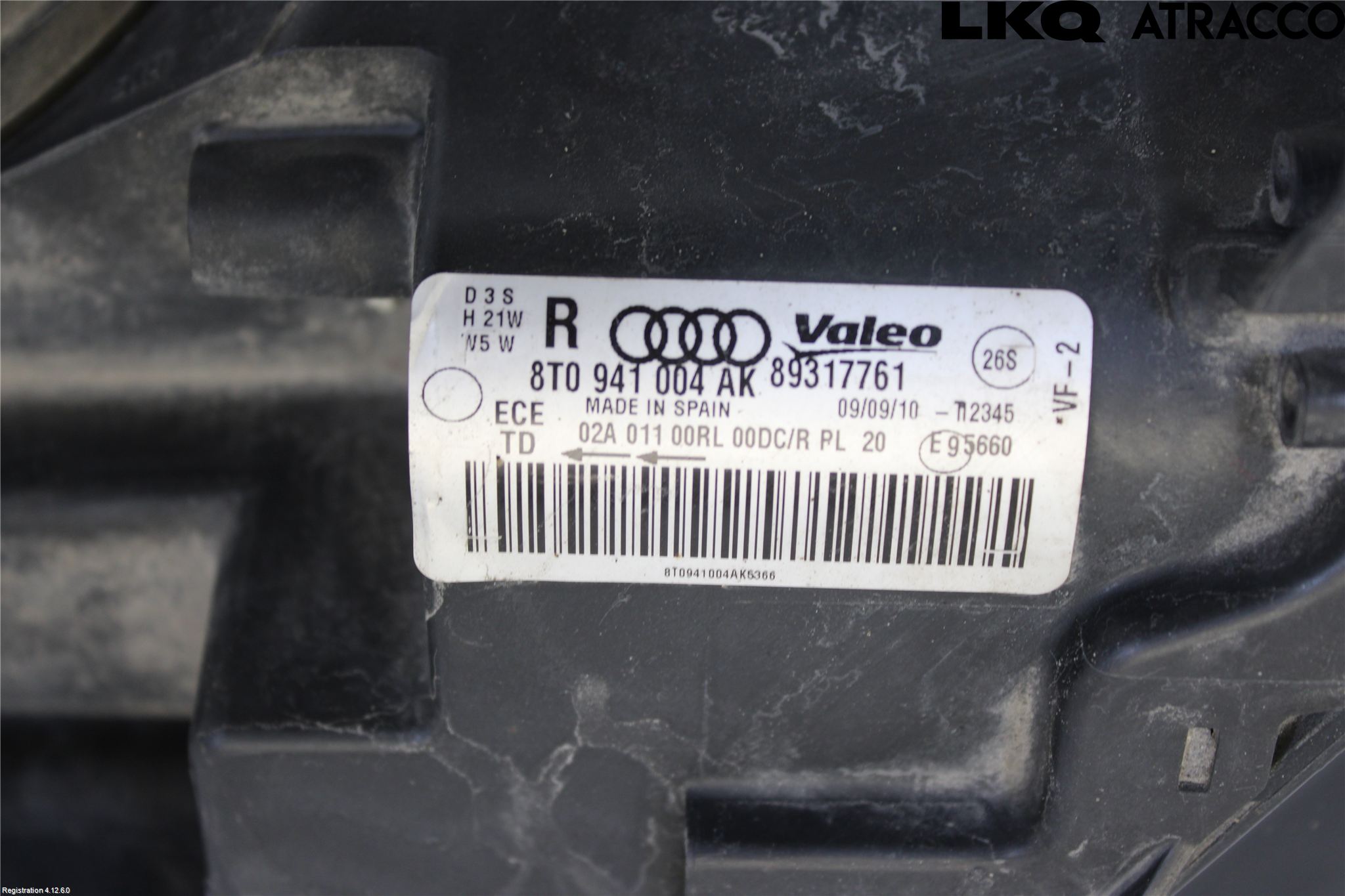 Audi A5 07-16 Strålkastare Höger