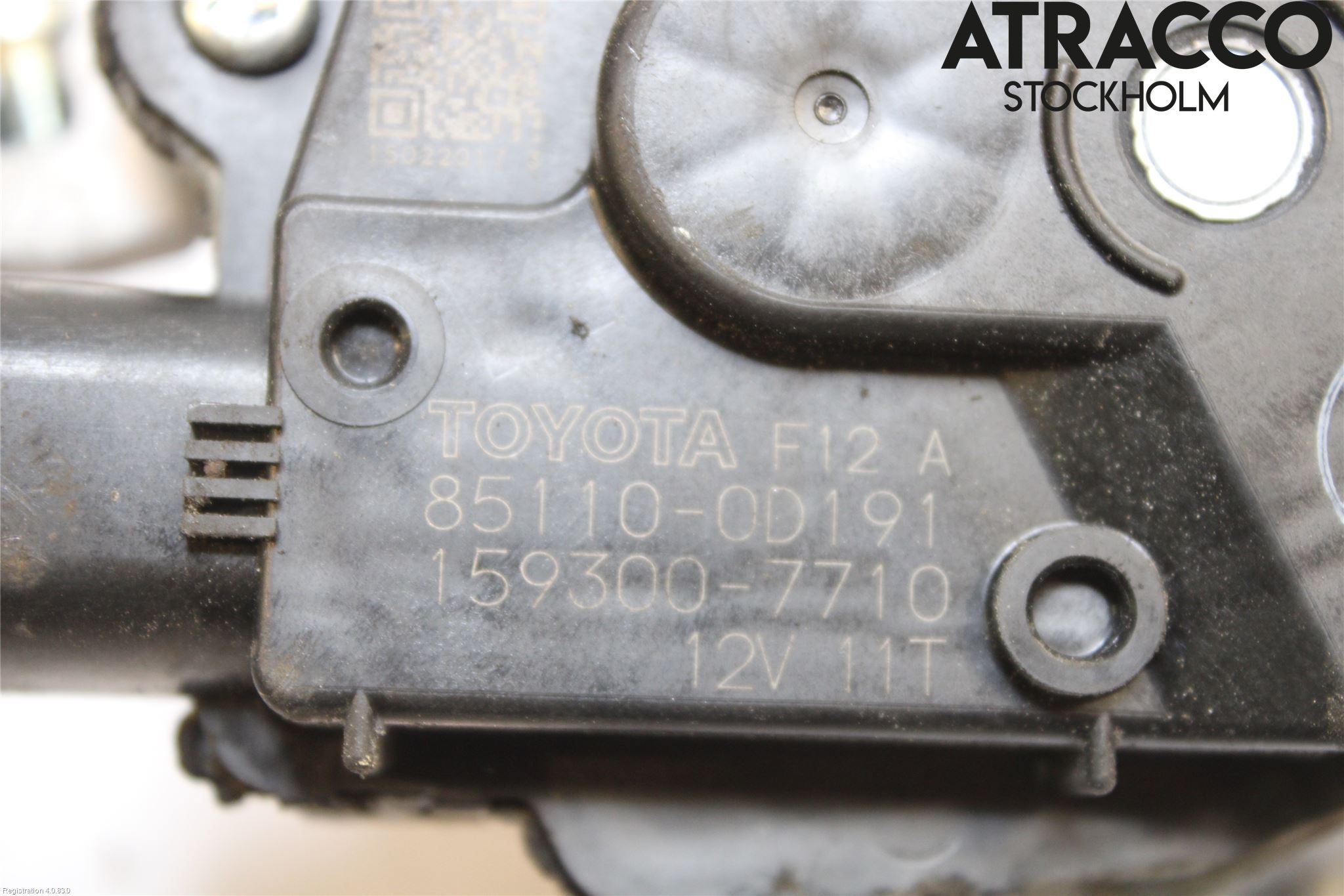 Toyota YARIS XP130 15-20 Torkarmotor Vindruta