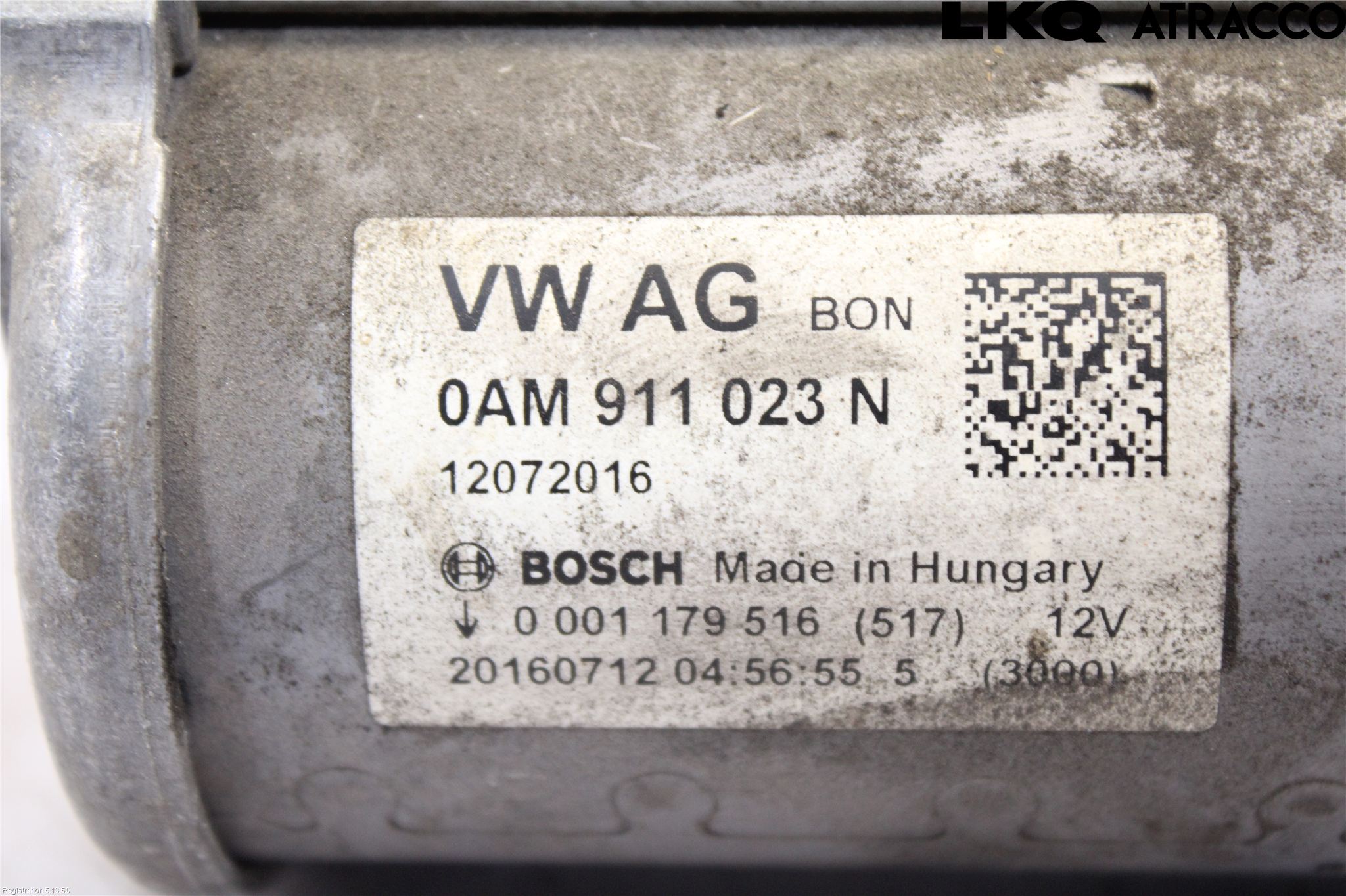 Audi A3/S3 8V 13-20 Startmotor