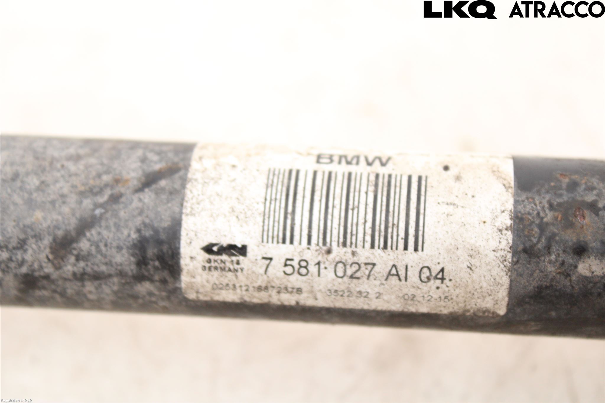BMW 5 F10/F11/F18 09-17 Drivaxel Bak Vänster