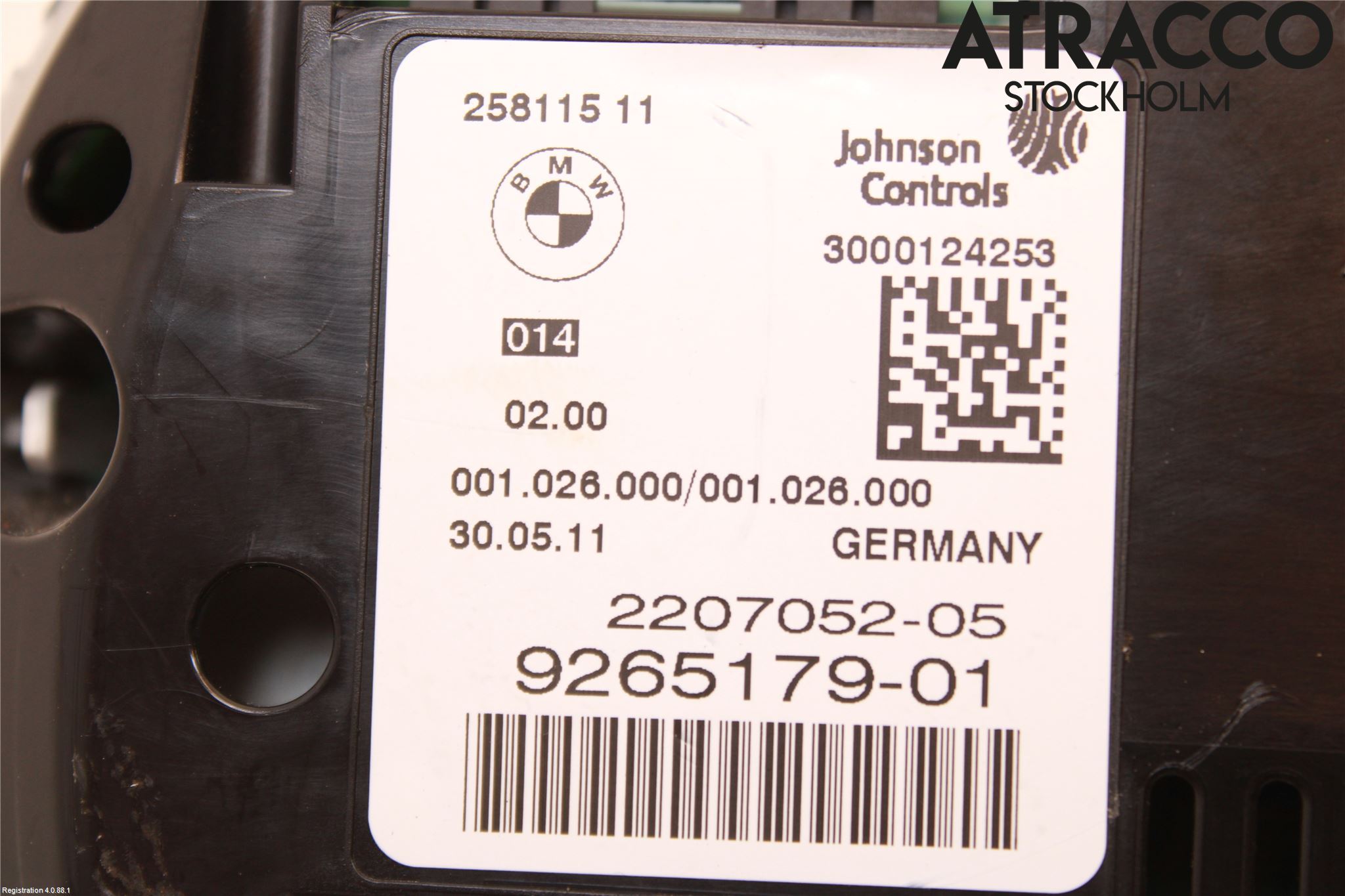 BMW 5 F10/F11/F18 09-17 Instrument Komb
