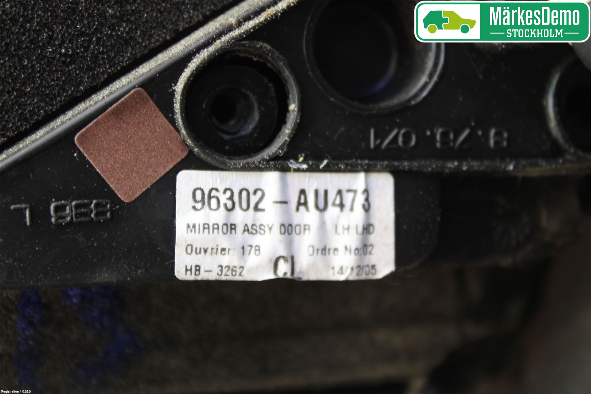 Nissan PRIMERA 02-07 Spegel Yttre El Vä