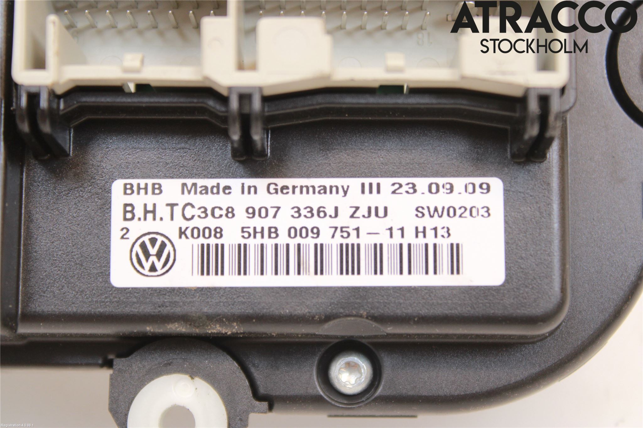 Volkswagen VW GOLF VI 09-13 Ac Styrenhet Ac Manöveren