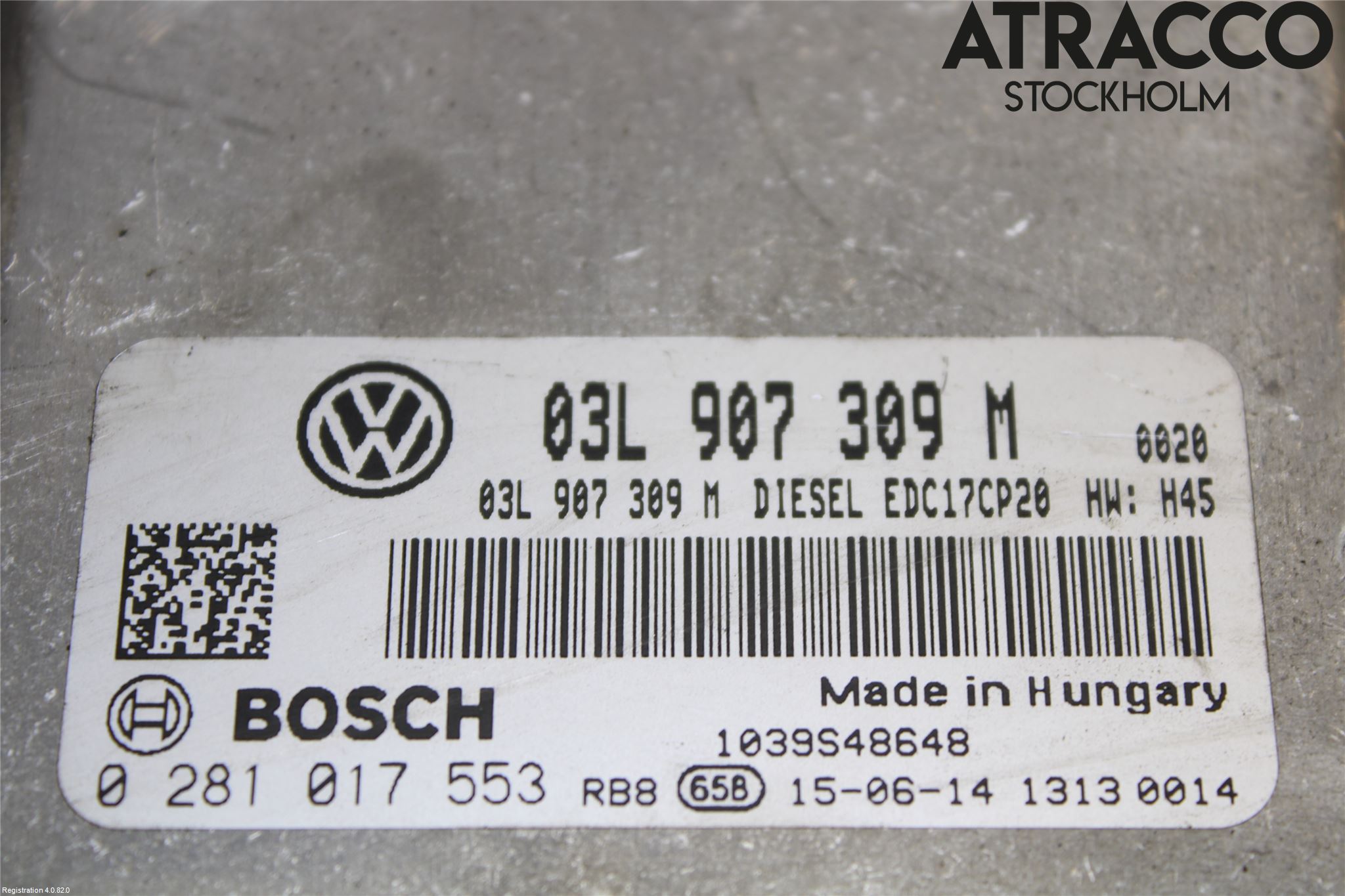 Volkswagen VW TRANSP/CARAVELLE (T5) 04-15 Styrenhet Insprut Bensin