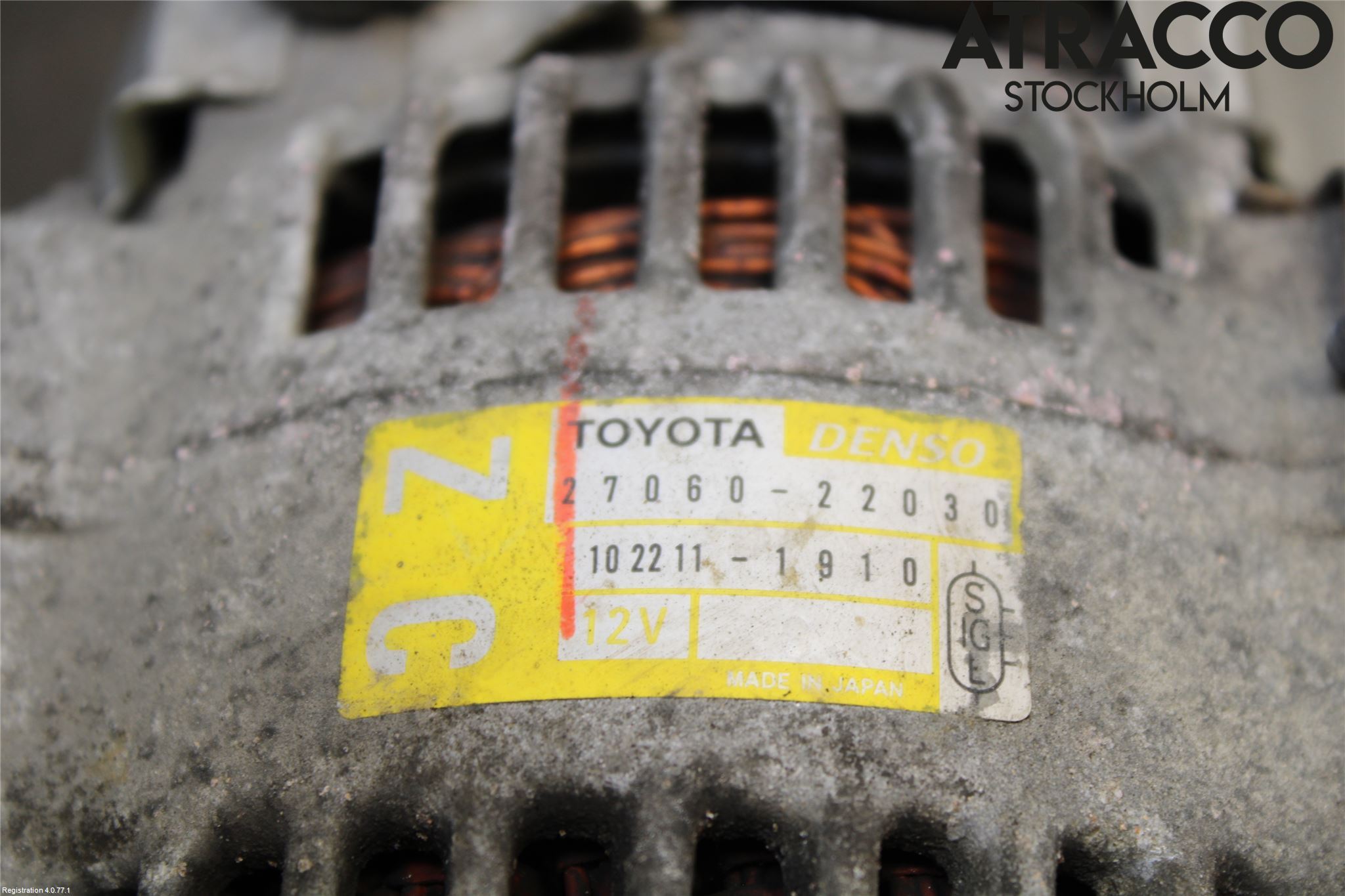 Toyota COROLLA 02-07 Generator