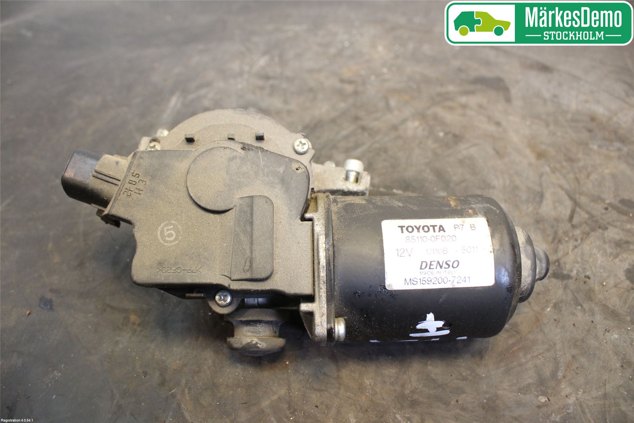 Toyota COROLLA VERSO 08-09 Torkarmotor Vindruta