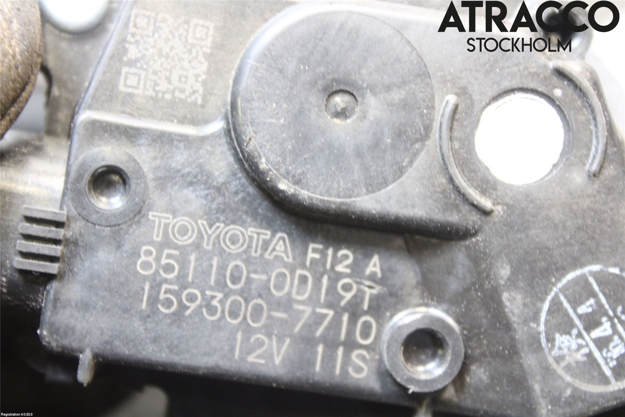 Toyota YARIS XP130 15-20 Torkarmotor Vindruta