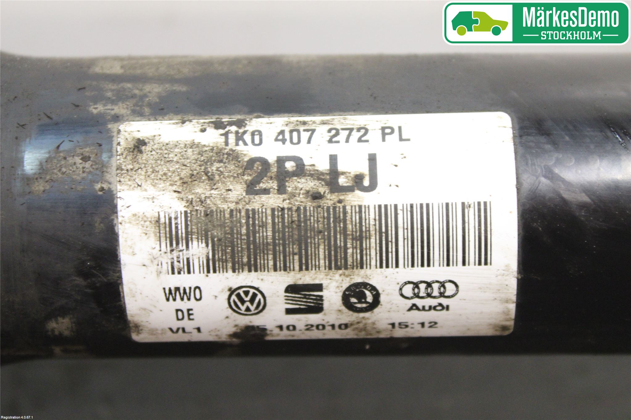 Skoda SUPERB 09-15 Drivaxel Fram Höger