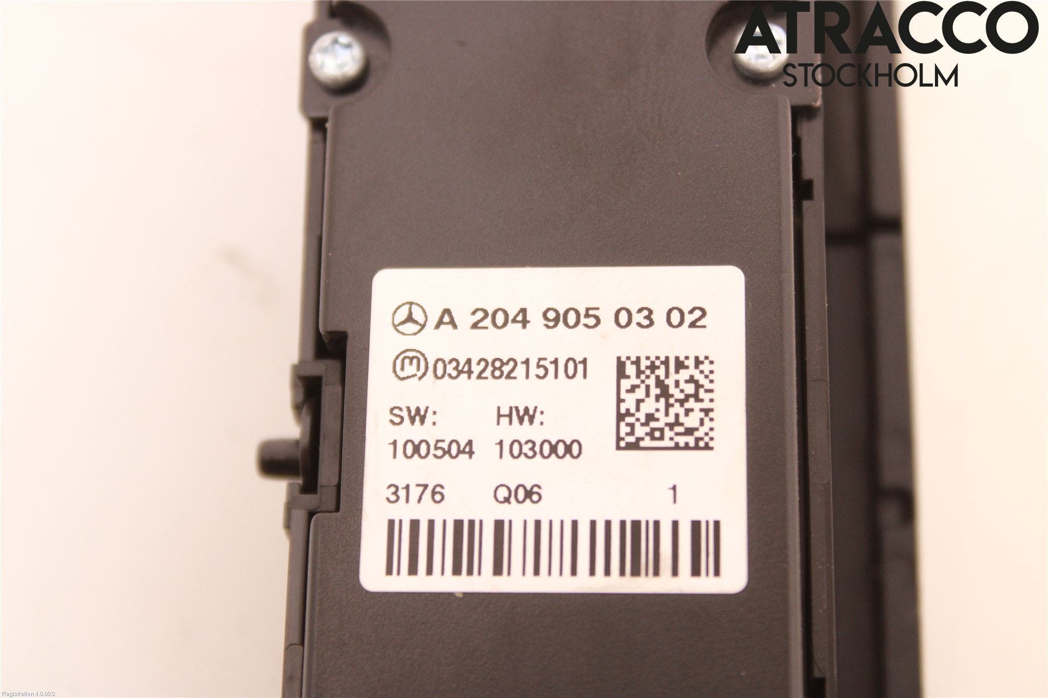 Mercedes-Benz MB C-KLASS (W204) 07-15 Strömställare Multifunktion