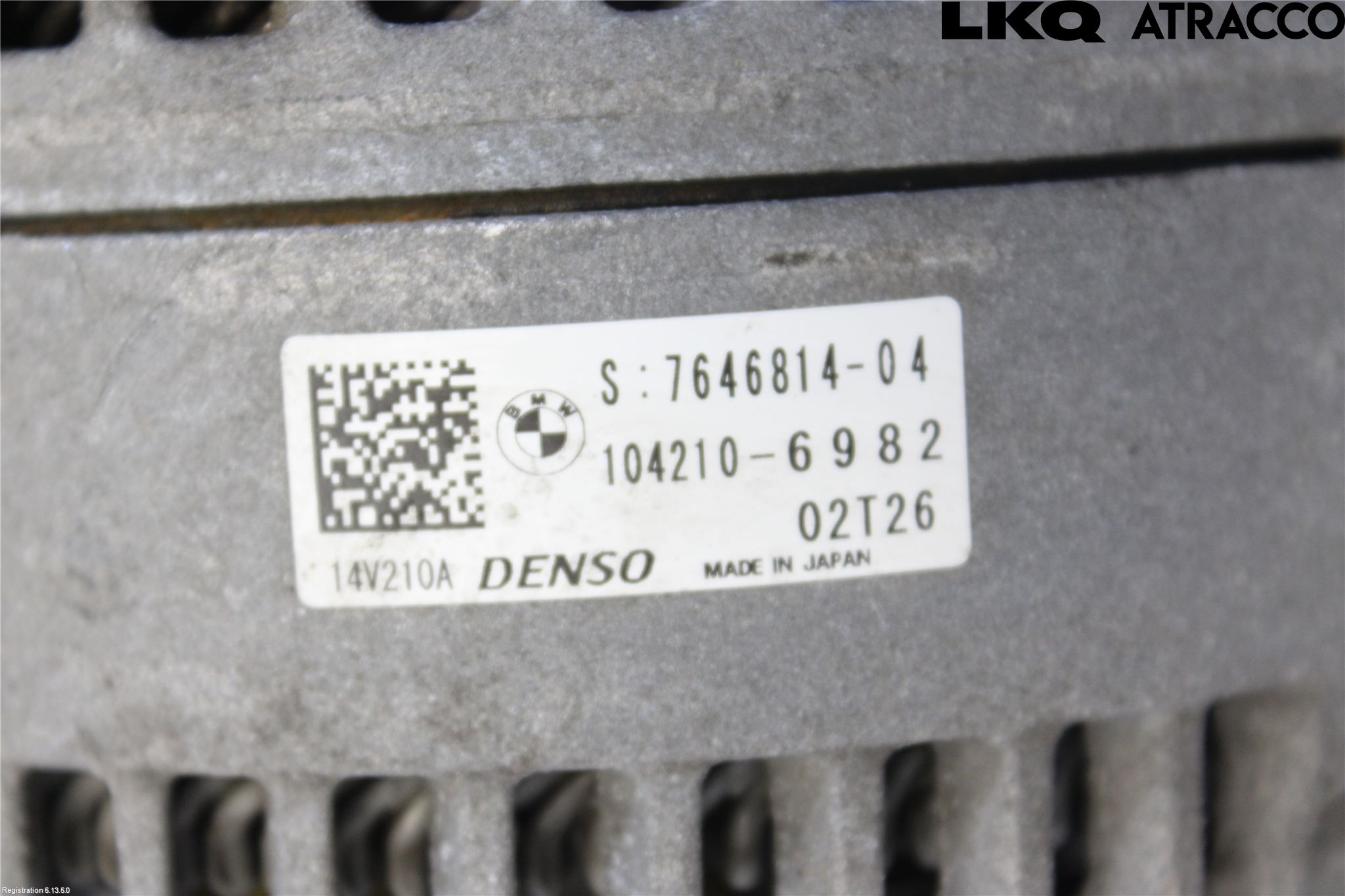 BMW 5 F10/F11/F18 09-17 Generator