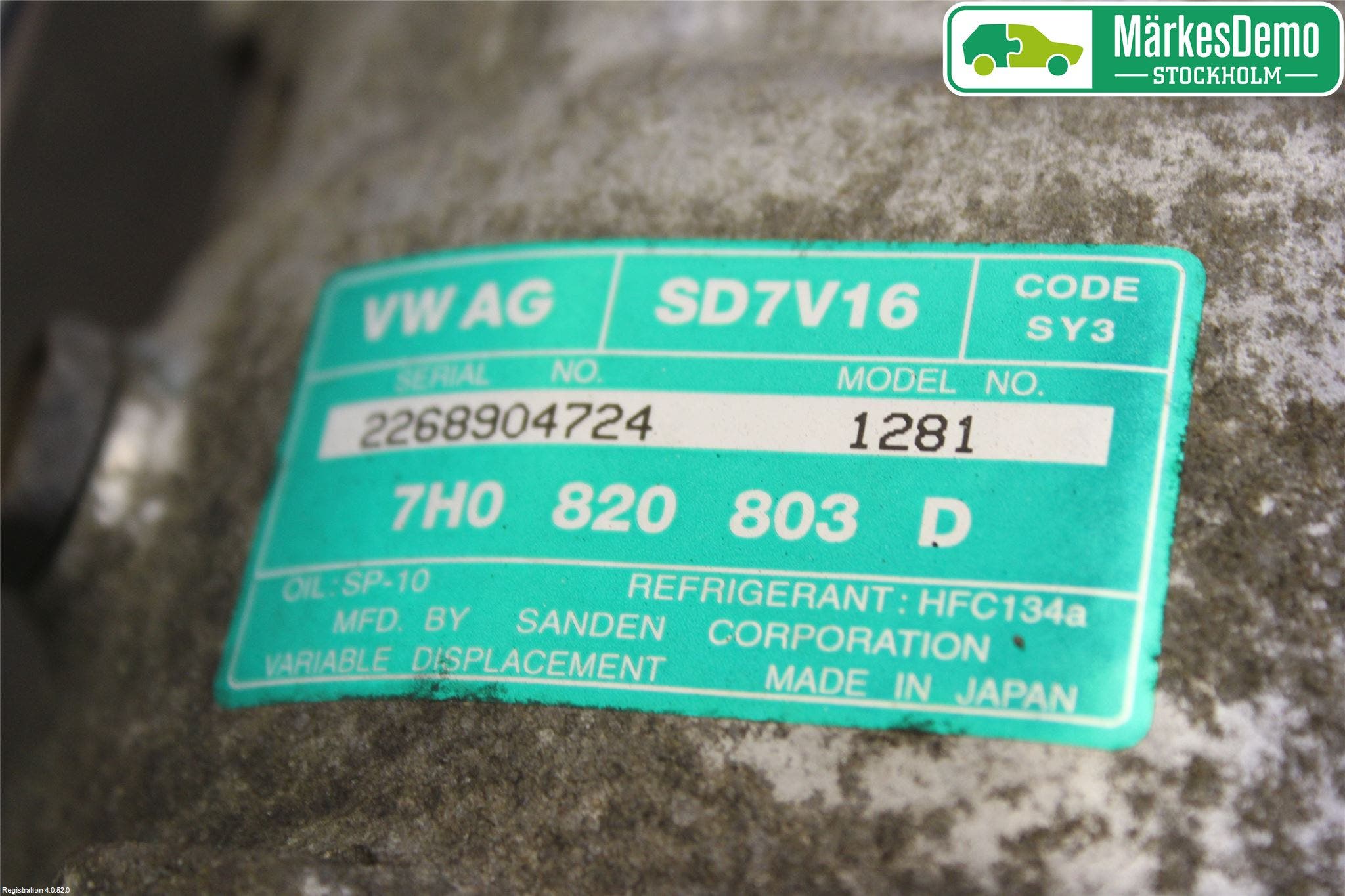 Volkswagen VW CADDY 04-10 Ac Kompressor