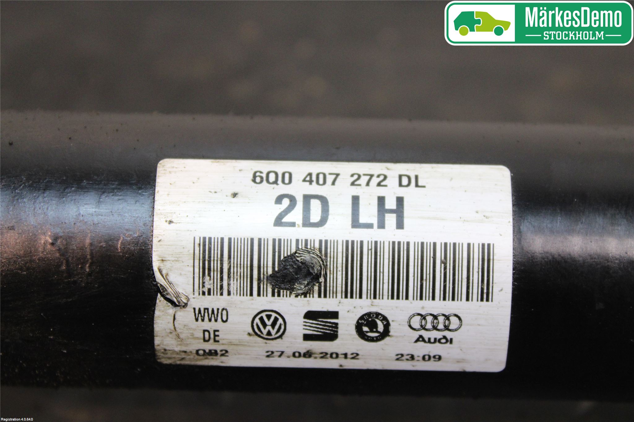 Skoda FABIA 07-14 Drivaxel Fram Höger