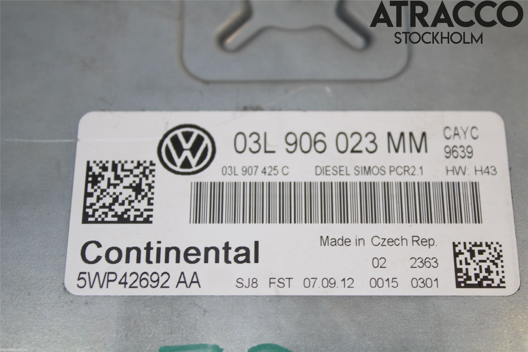 Volkswagen VW GOLF VI 09-13 Styrenhet Insprut Bensin