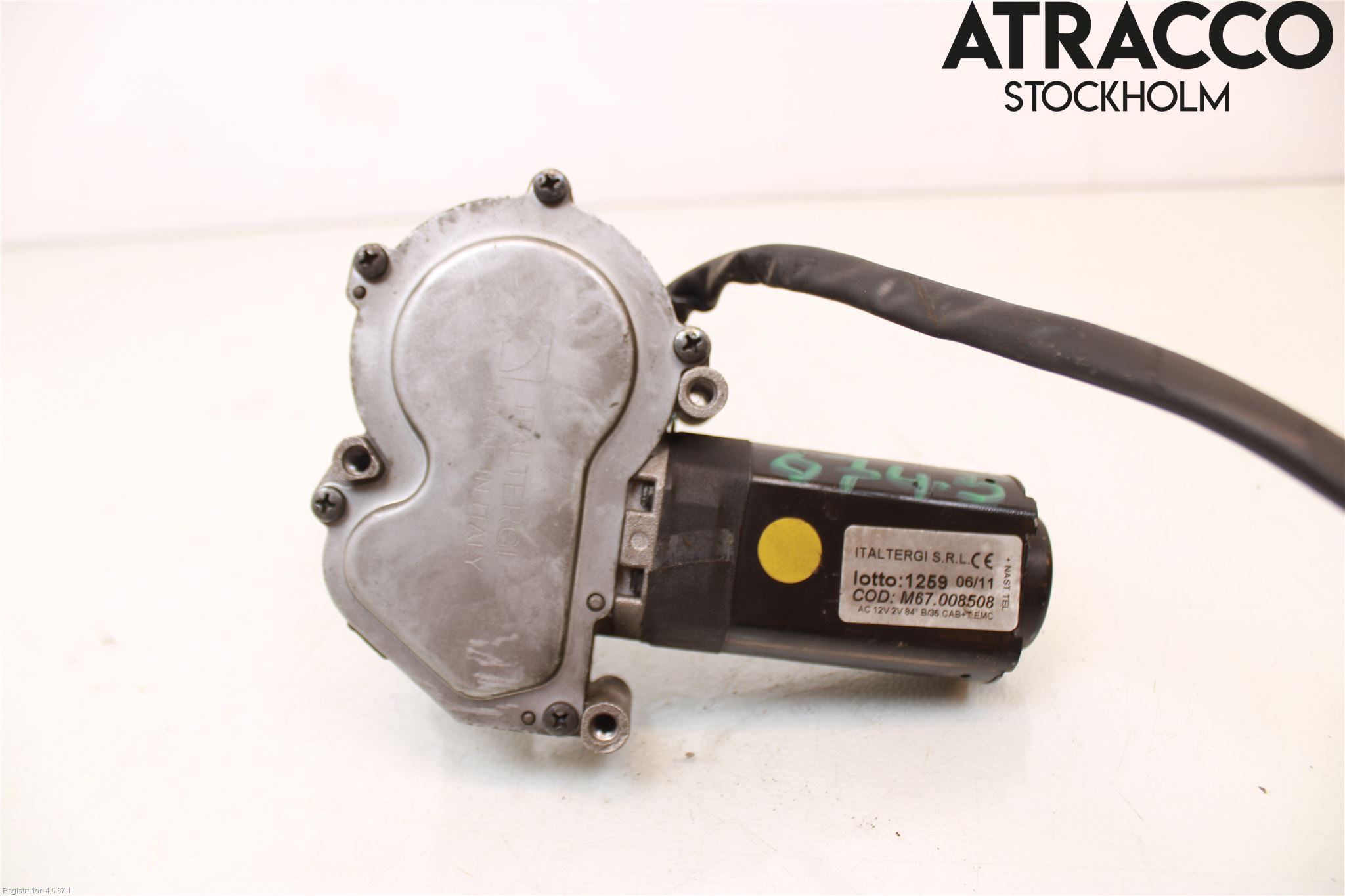 Mopedbil Microcar MICROCAR Torkarmotor Vindruta