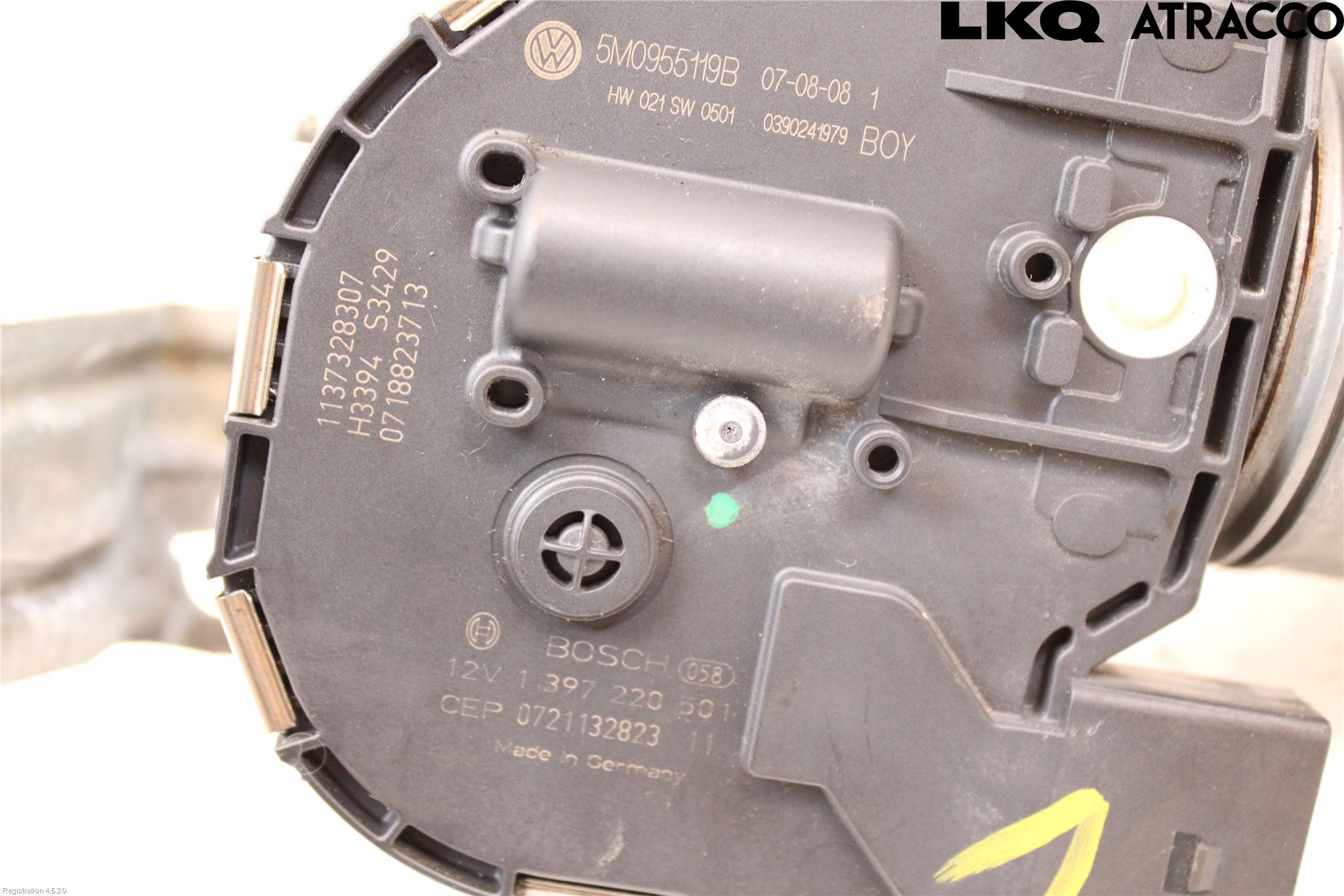 Volkswagen VW GOLF PLUS/CROSS GOLF 04-14 Torkarmotor Vindruta
