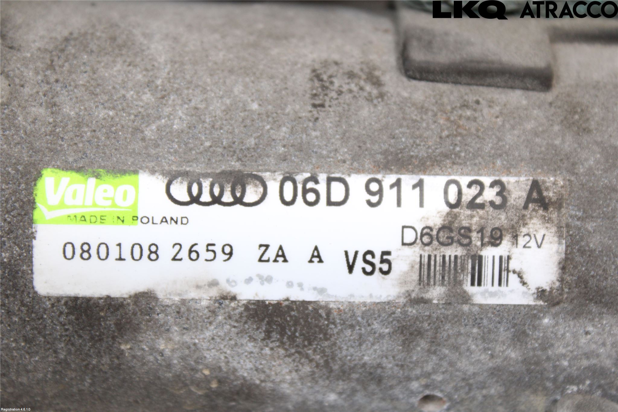 Audi A6/S6     05-11 Startmotor