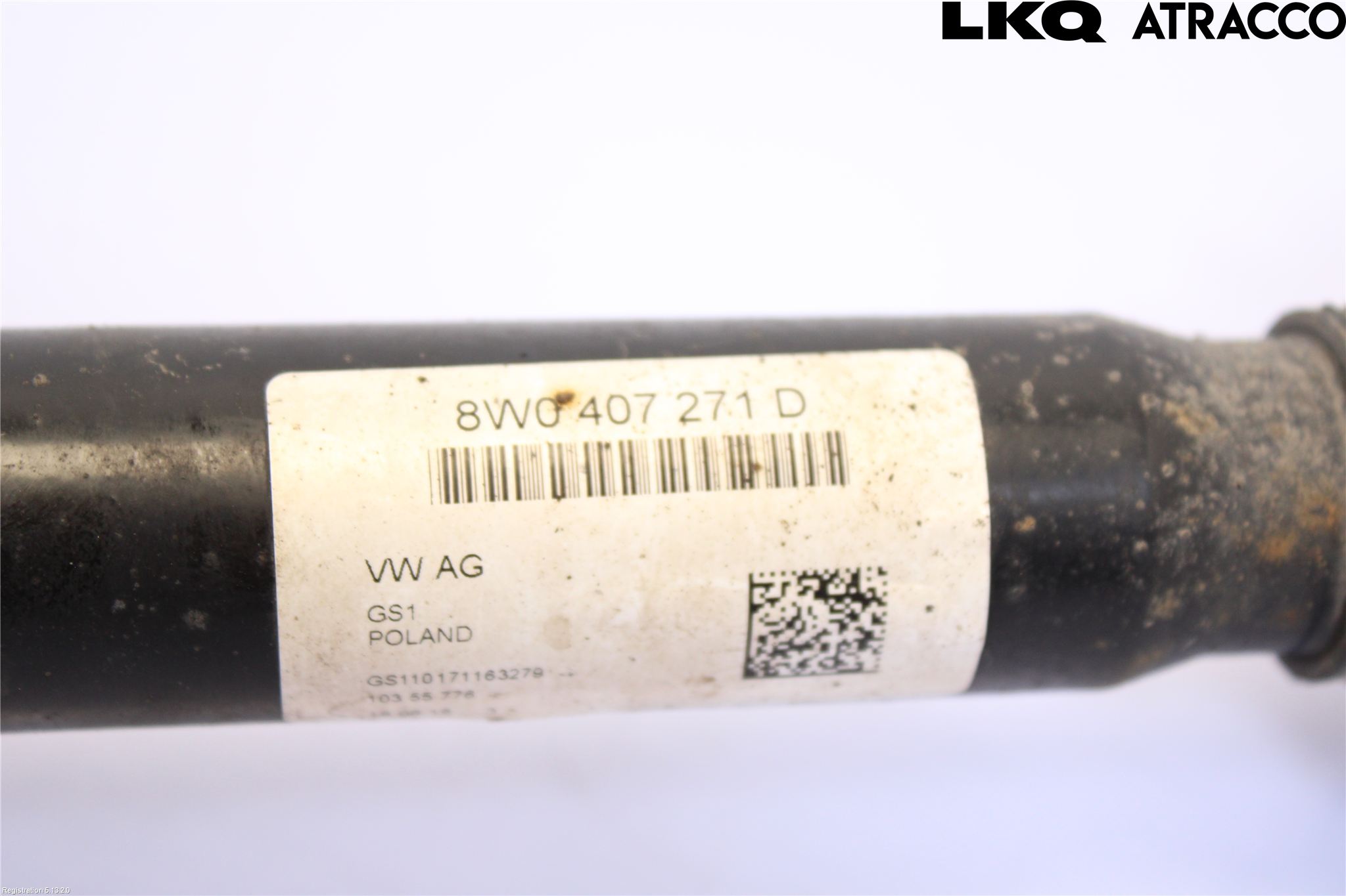 Audi A4/S4 B9 16-19 Drivaxel Fram Höger