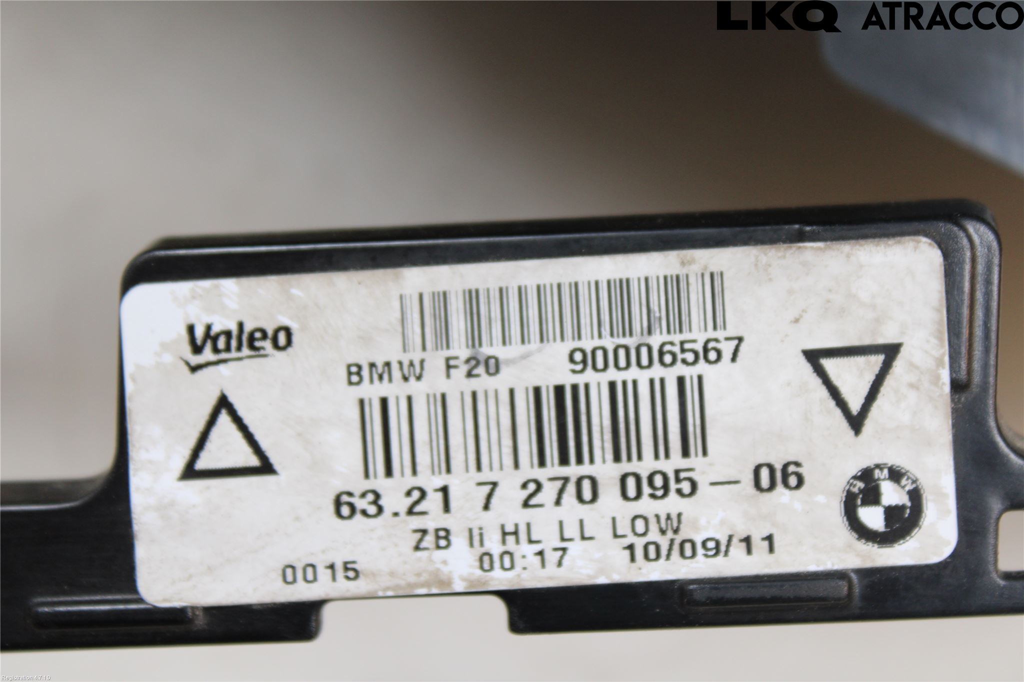 BMW 1 F20/F21 11-19 Bakljus Vänster