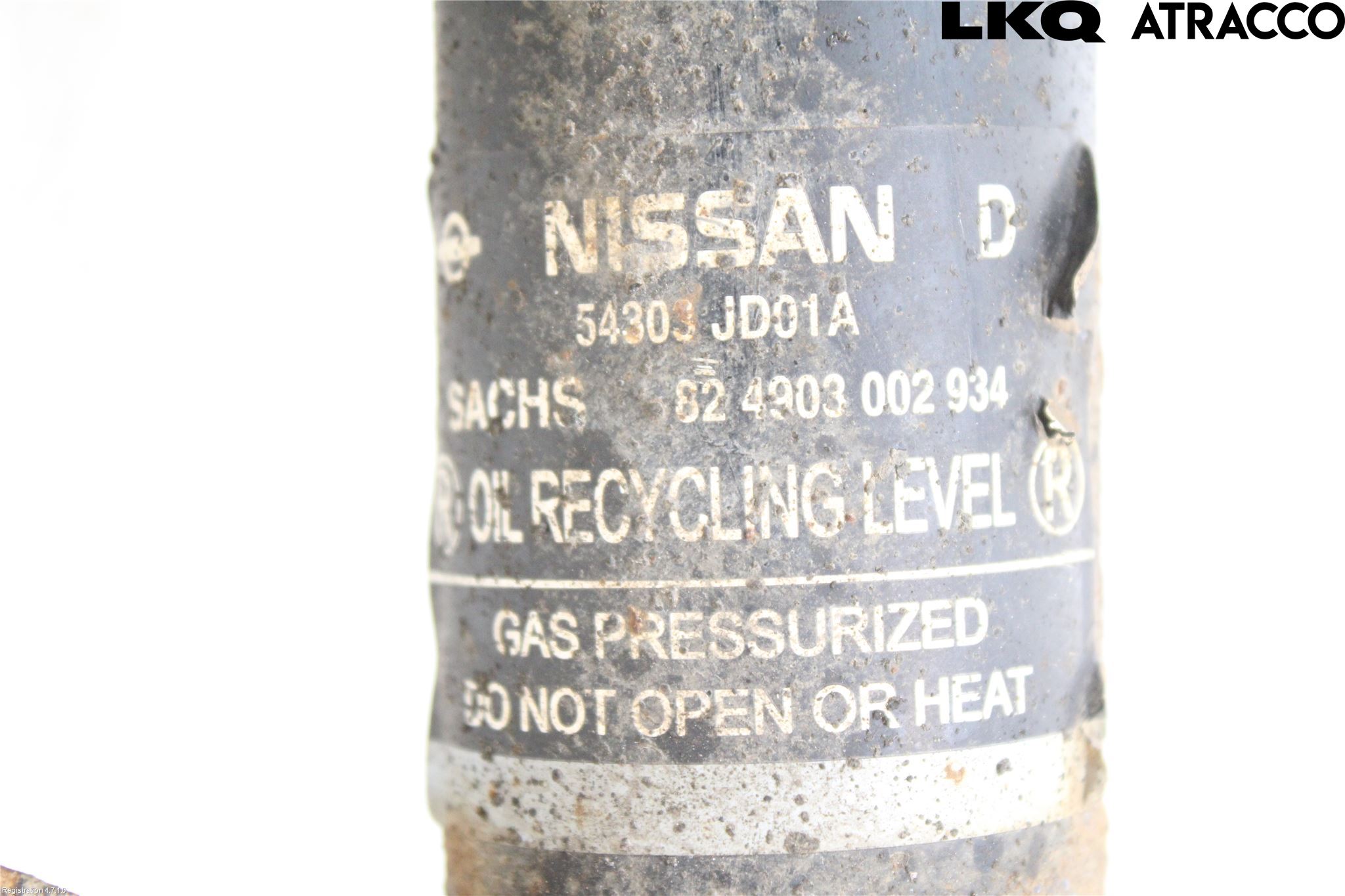 Nissan QASHQAI   07-10 Fjäderben Fram Vänster