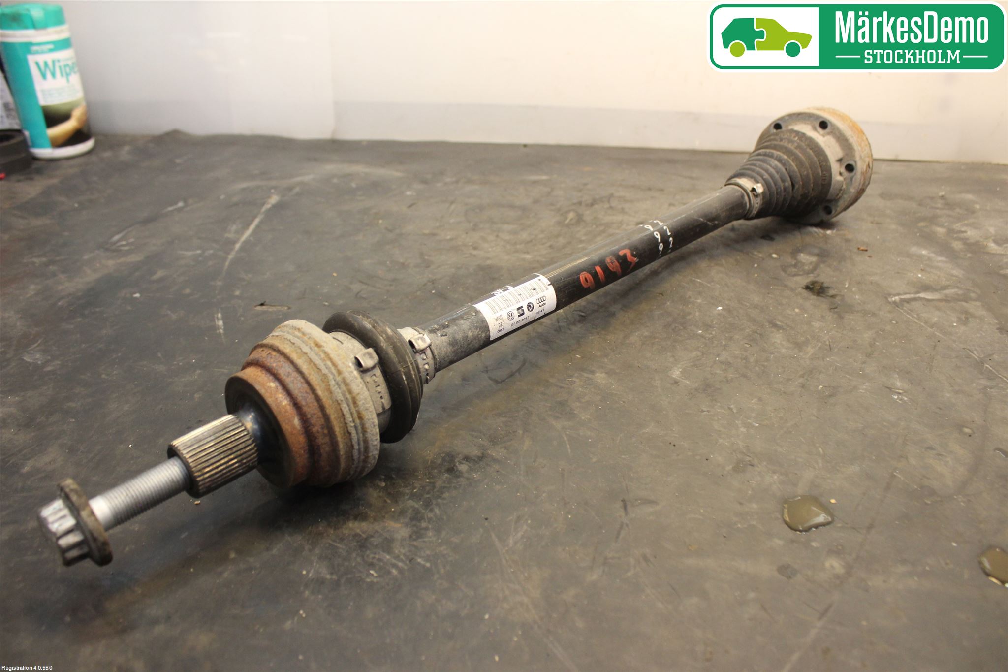 Audi Q3 8U 12-18 Drivaxel Bak Vänster