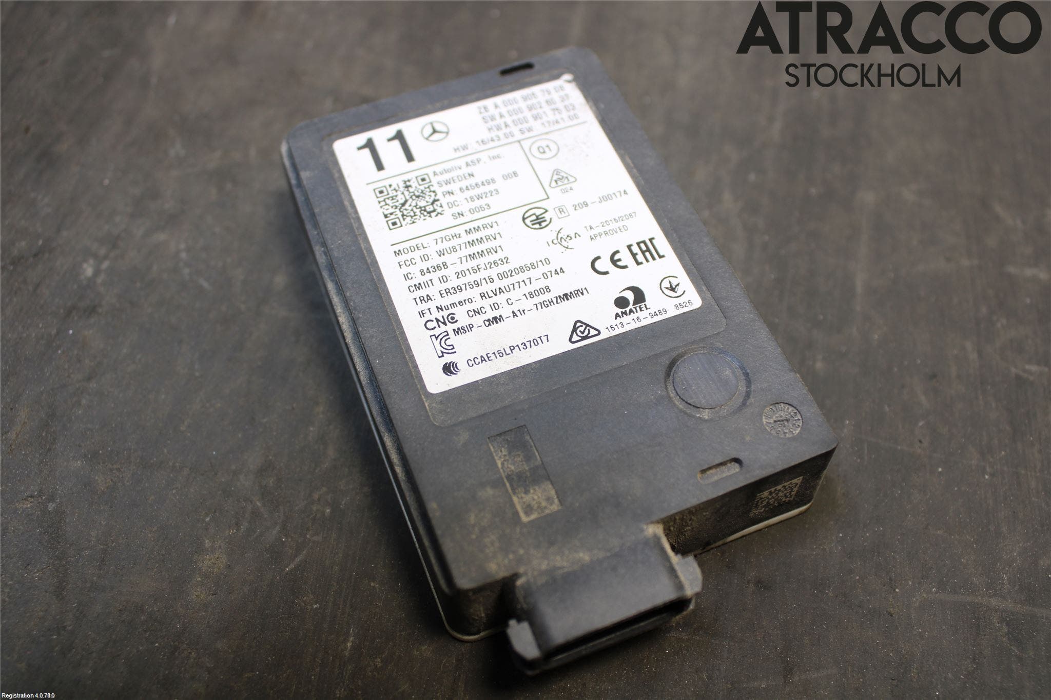 Mercedes-Benz MB E-KLASS (W213) 16-23 Sensor Aktivt Kollisionsskydd