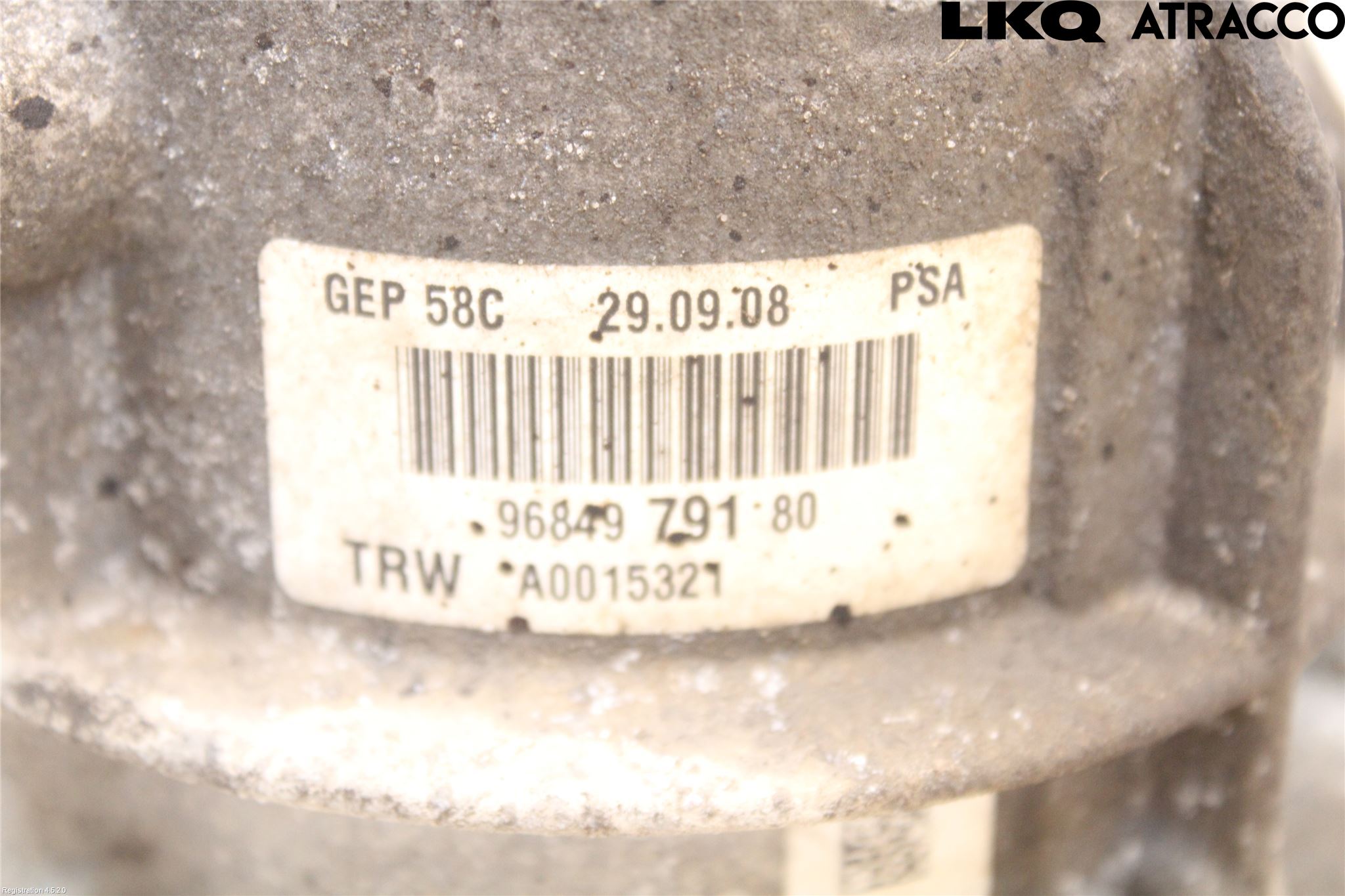 Peugeot 308 08-13 Styrservo Pump Elektrisk