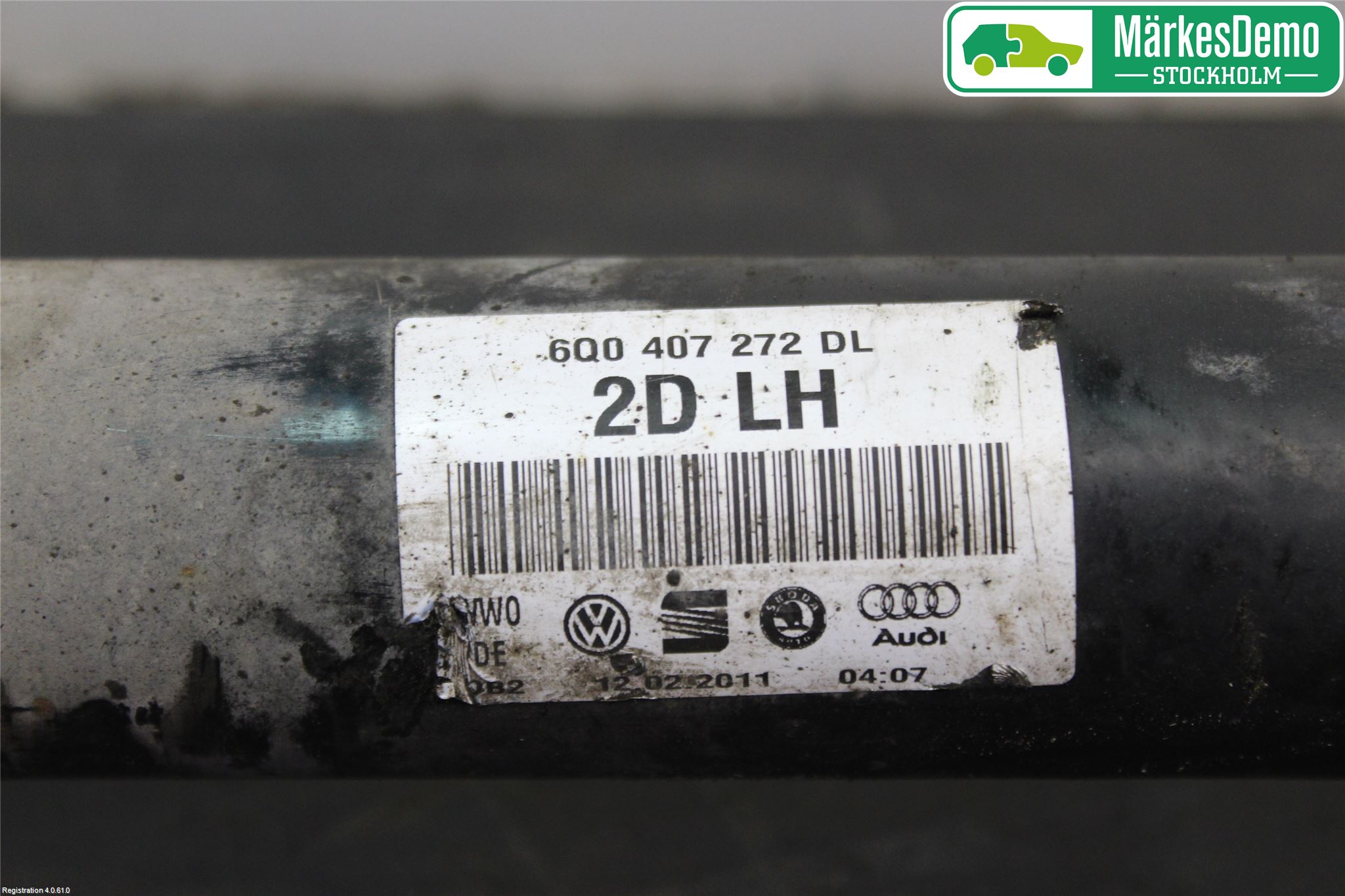 Skoda FABIA 07-14 Drivaxel Fram Höger