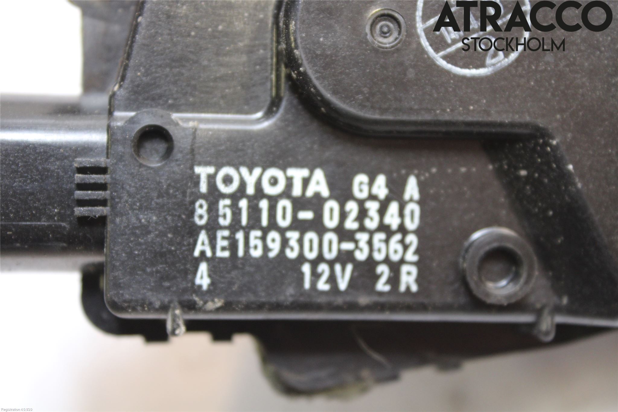 Toyota AURIS 13-19 Torkarmotor Vindruta