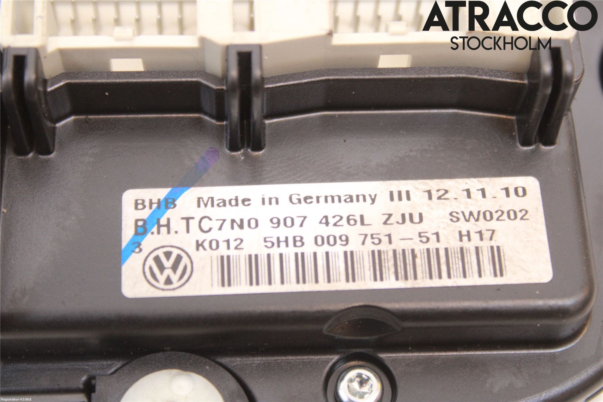 Volkswagen VW GOLF VI 09-13 Ac Styrenhet Ac Manöveren